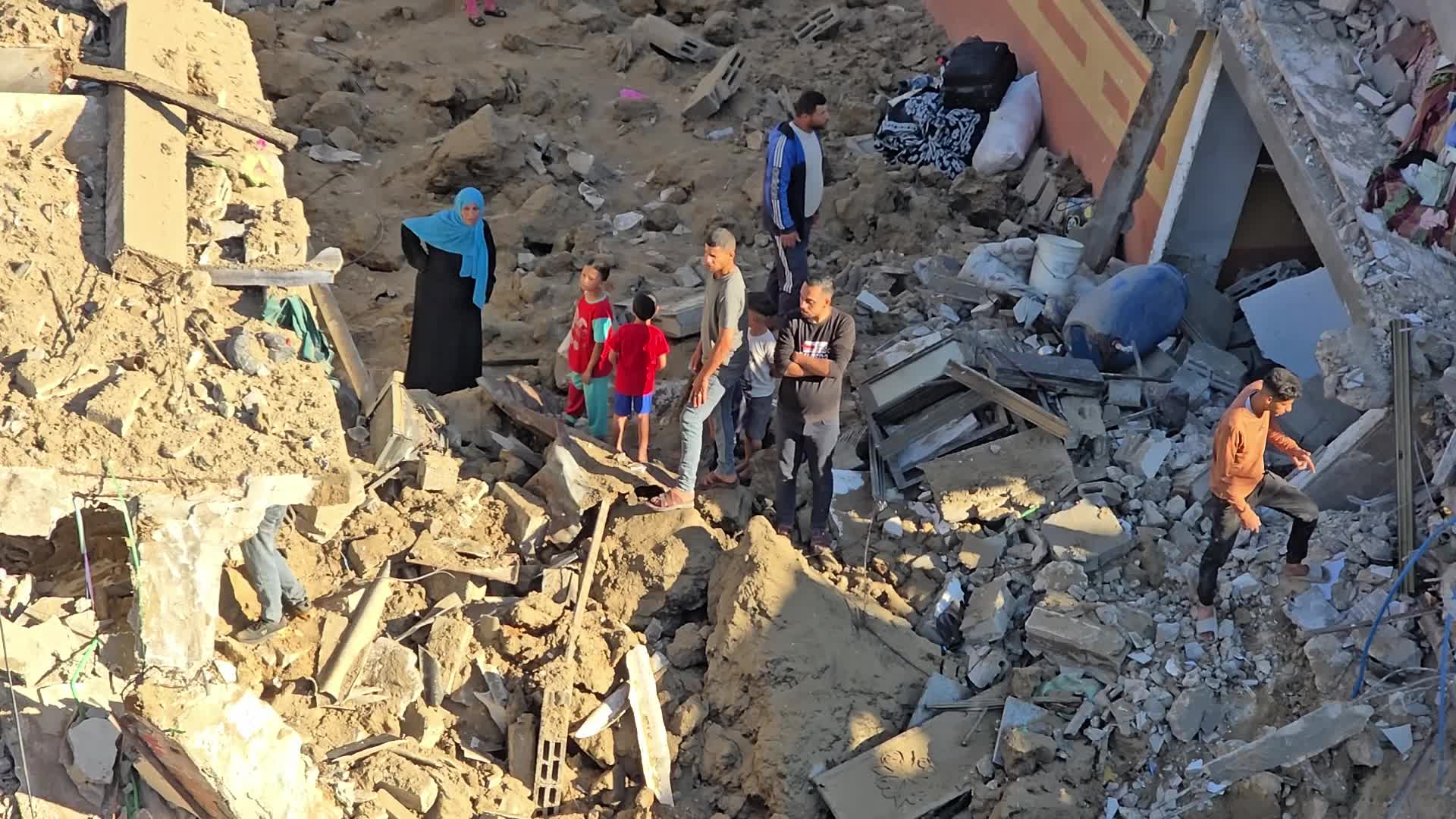 Aftermath Of Israeli Airstrike In Gaza