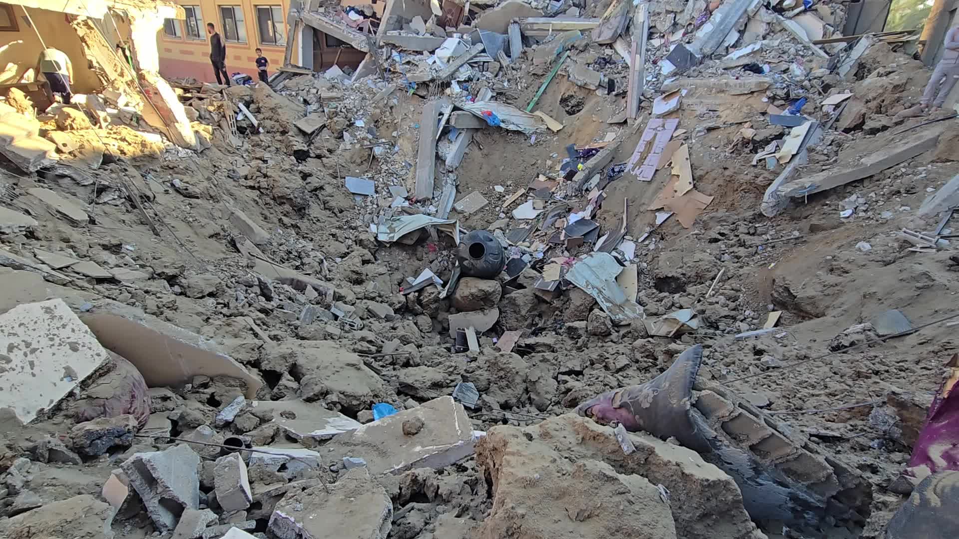 Aftermath Of Israeli Airstrike In Gaza