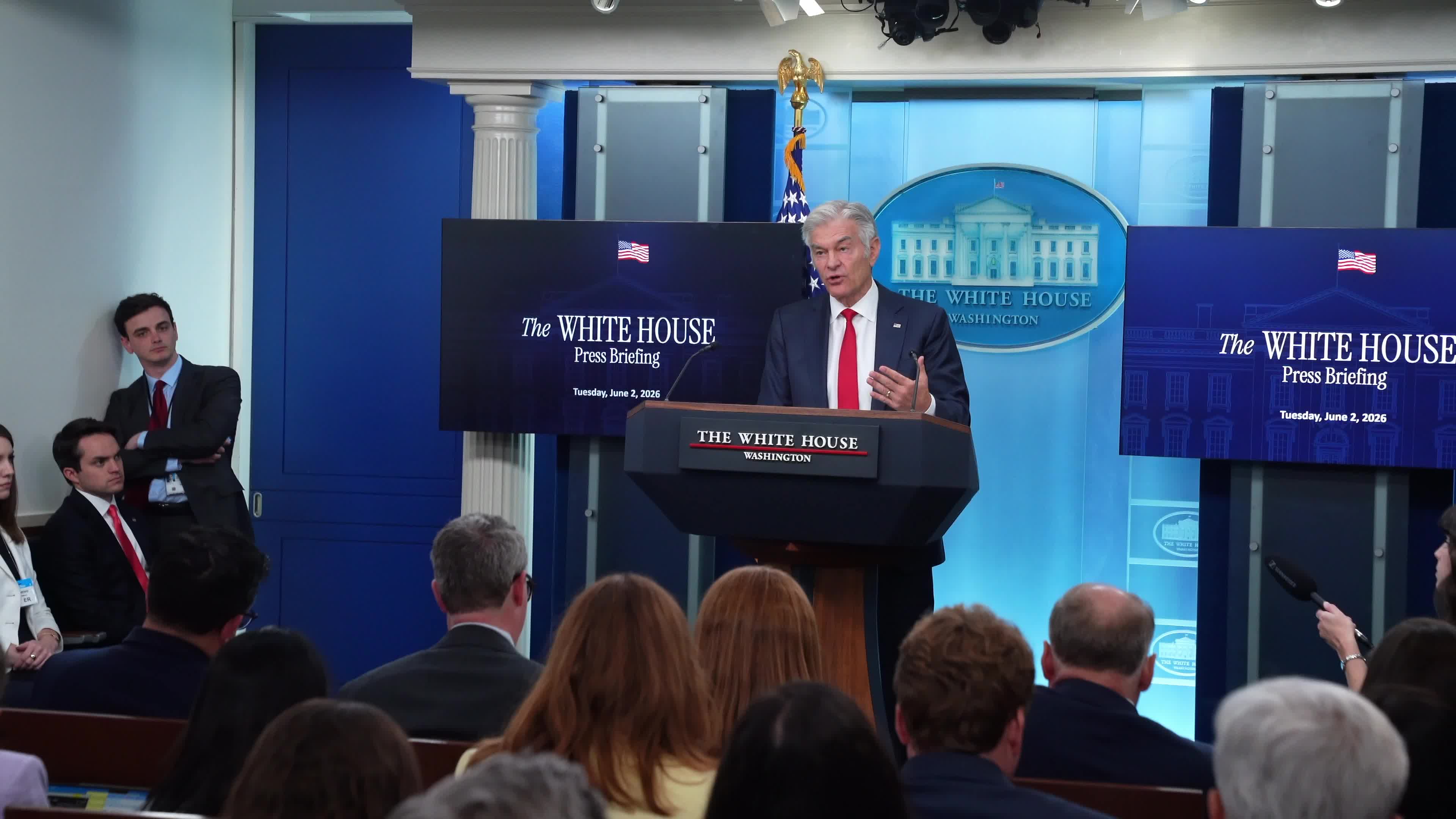 Dr. Mehmet Oz White House weekly press briefing