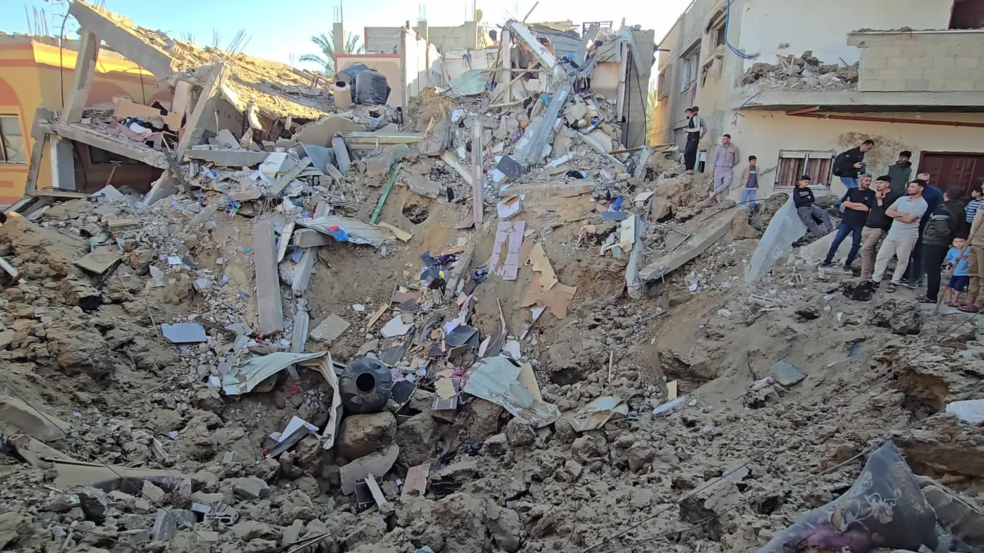 Aftermath Of Israeli Airstrike In Gaza