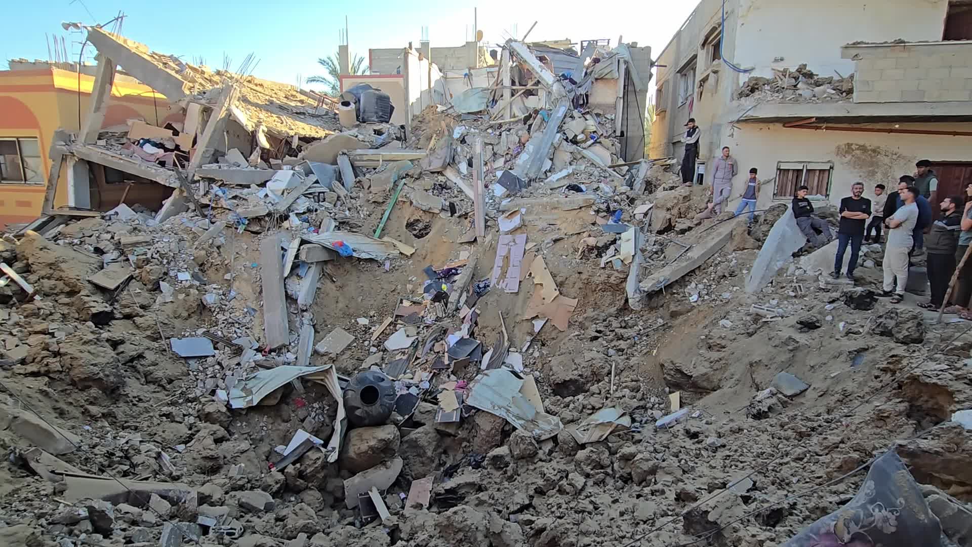 Aftermath Of Israeli Airstrike In Gaza