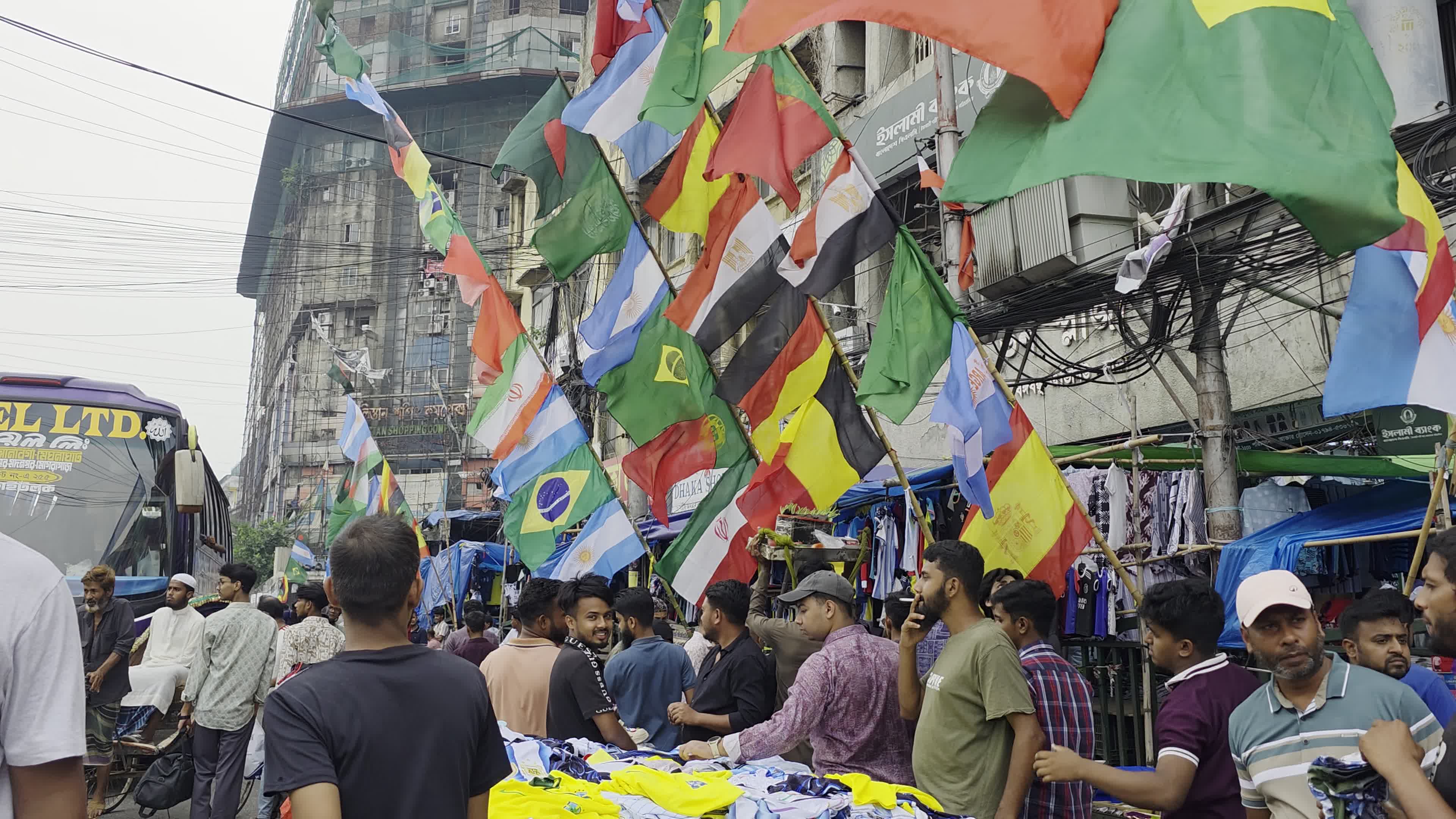 FIFA World Cup Fever In Dhaka.