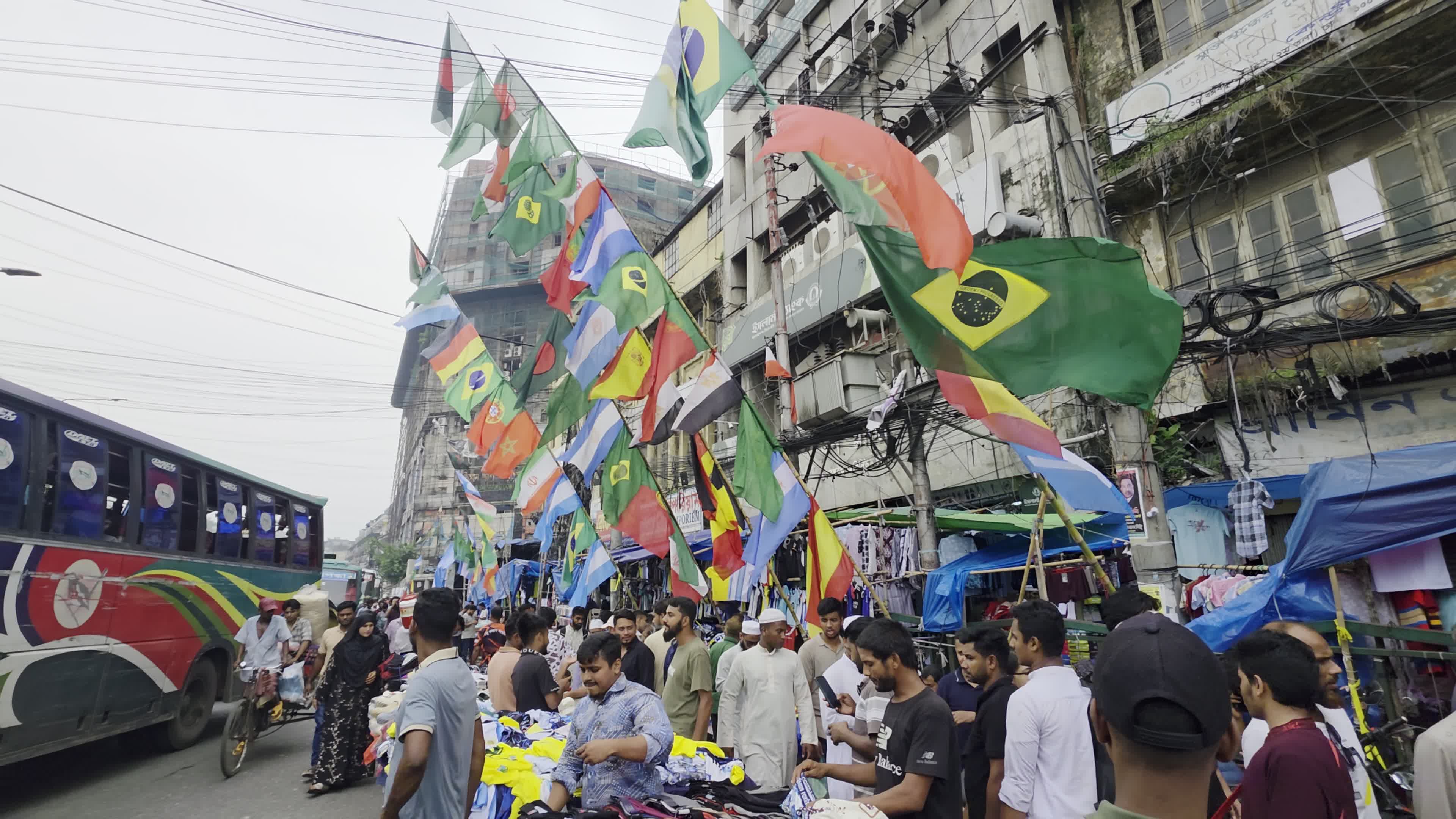 FIFA World Cup Fever In Dhaka.
