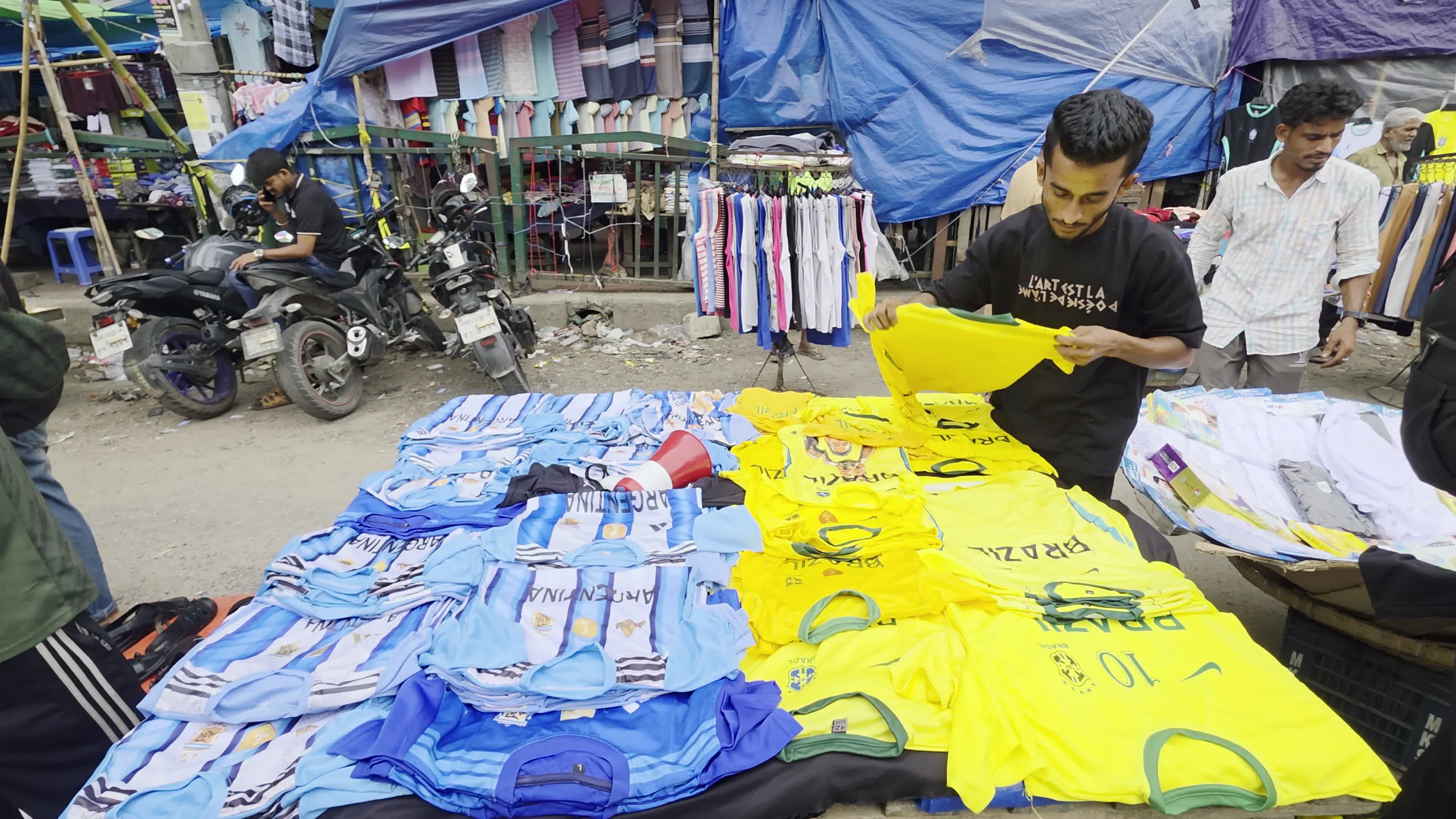 FIFA World Cup Fever In Dhaka.