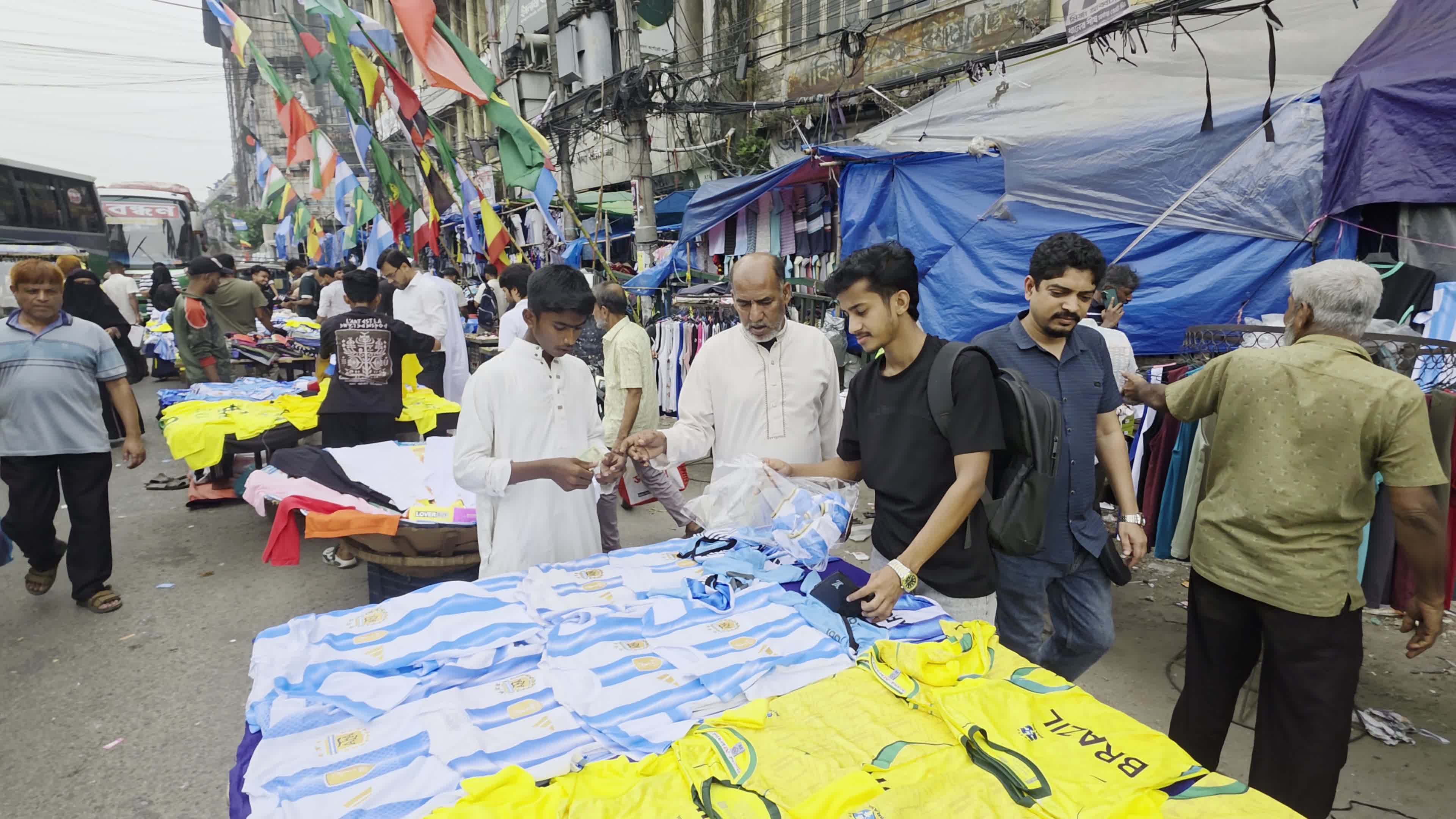 FIFA World Cup Fever In Dhaka.