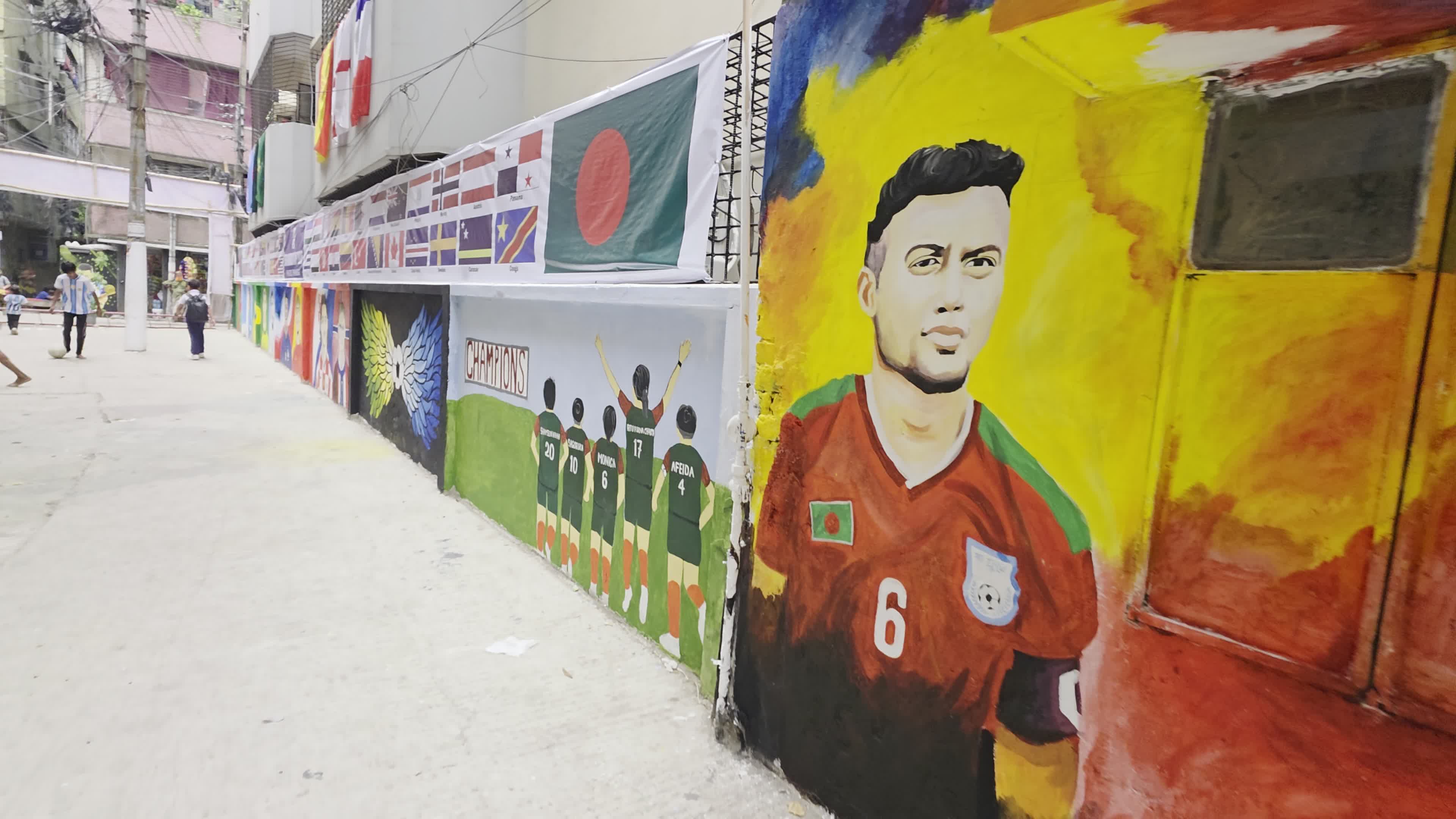 FIFA World Cup Fever In Dhaka.