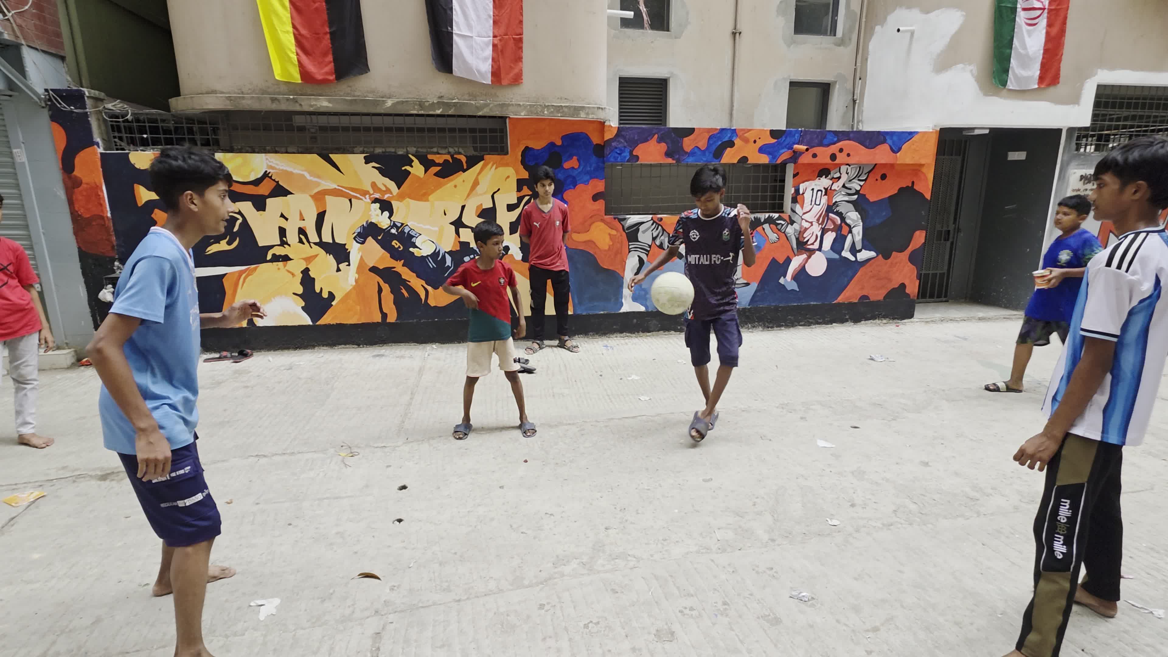 FIFA World Cup Fever In Dhaka.