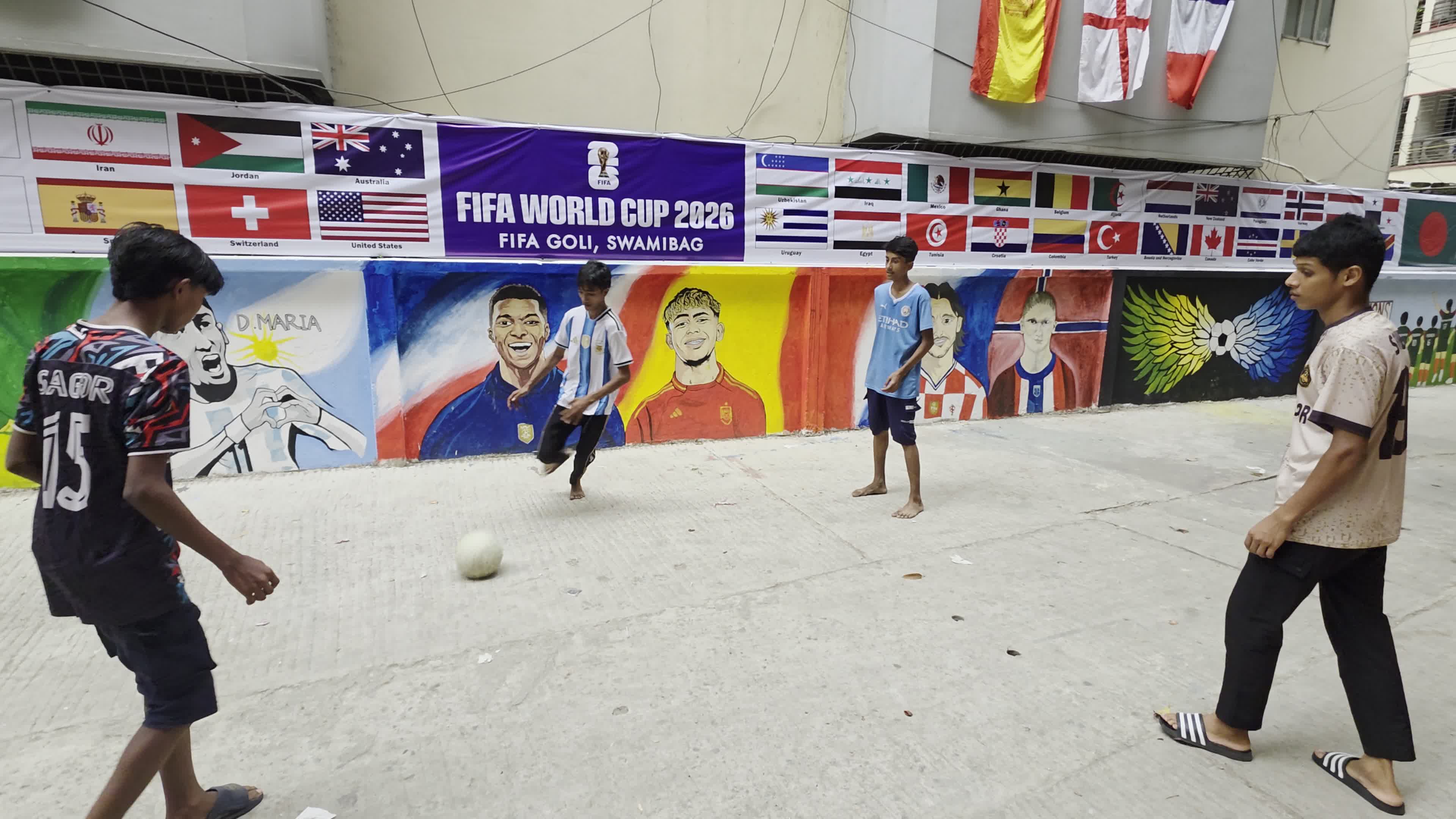 FIFA World Cup Fever In Dhaka.
