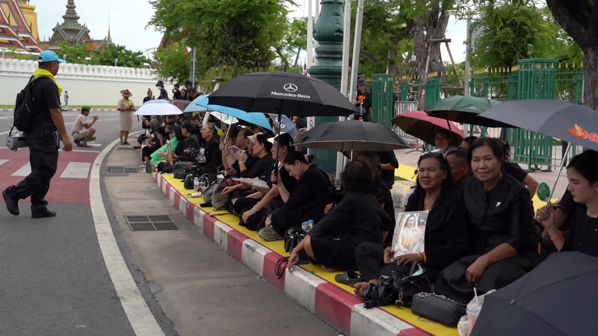 Royal Vehicle Procession Carrying Remains Princess Bajrakitiyabha.