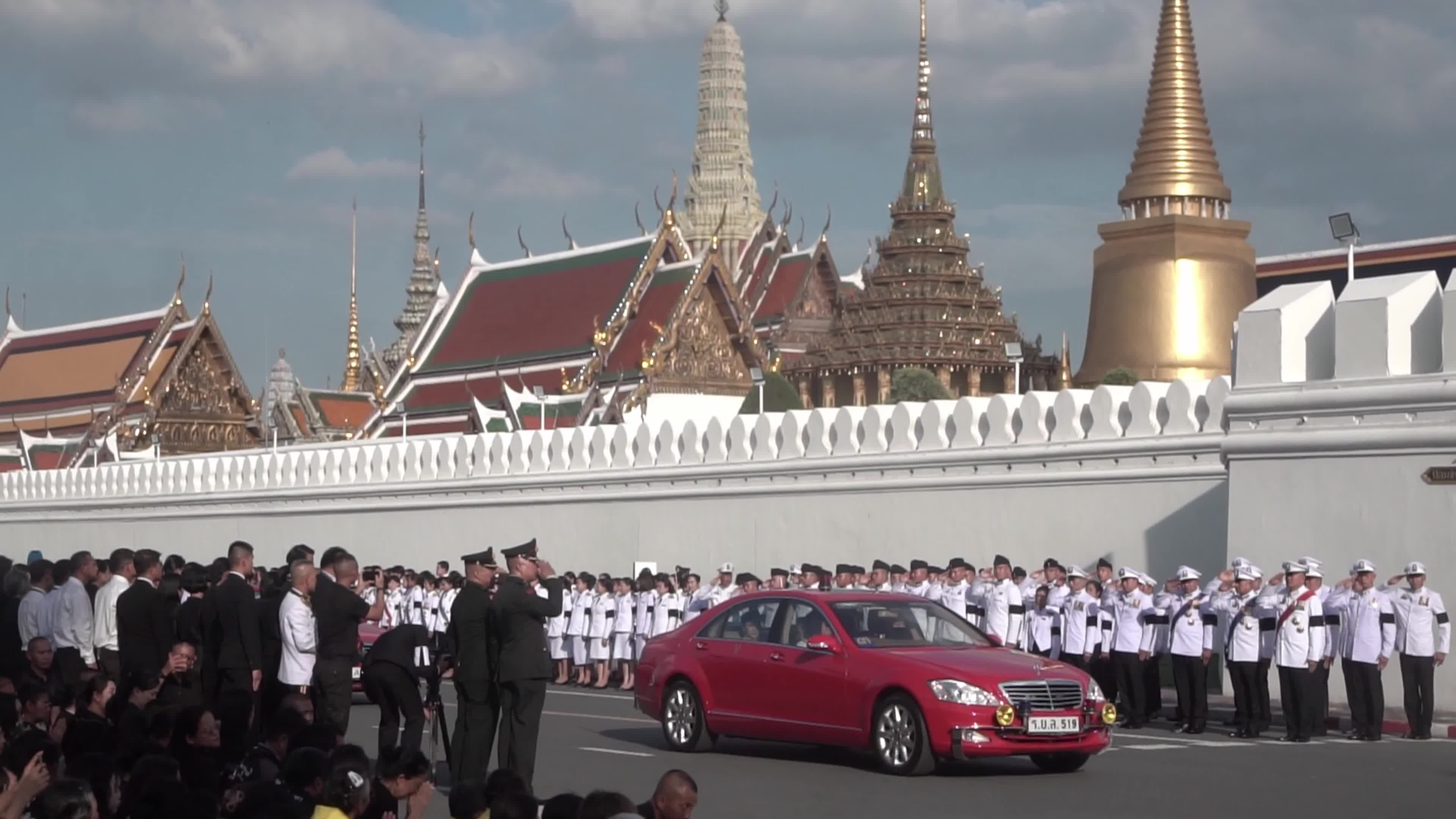 Thailand Mourns Princess Bajrakitiyabha At Grand Palace in Bangkok