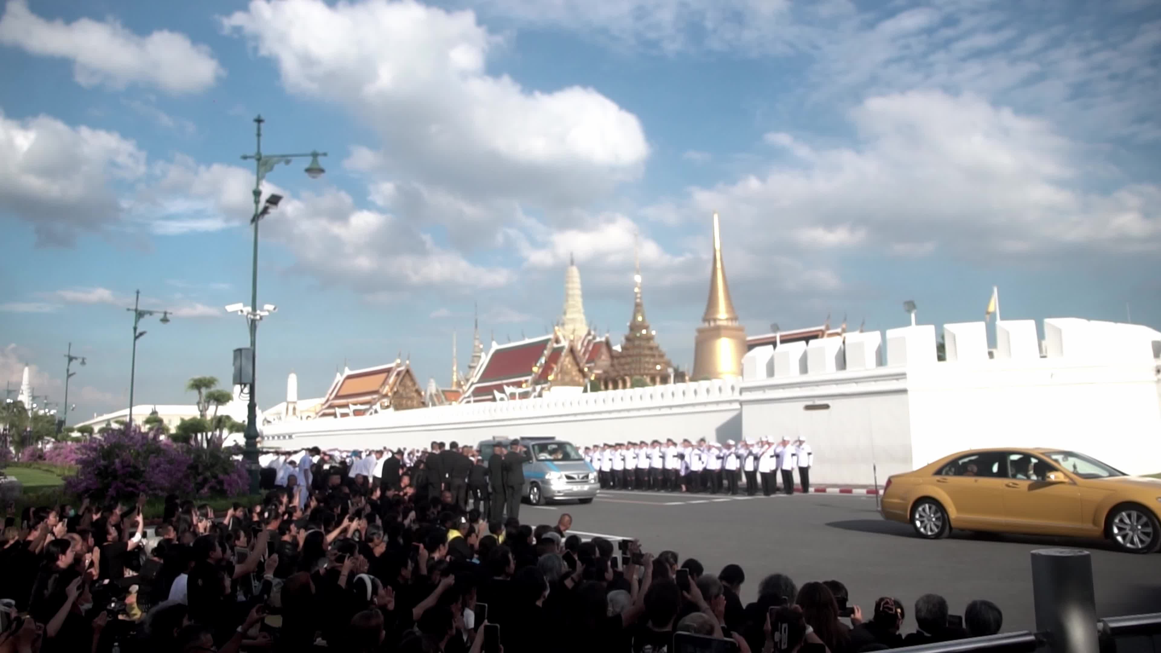 Thailand Mourns Princess Bajrakitiyabha At Grand Palace in Bangkok