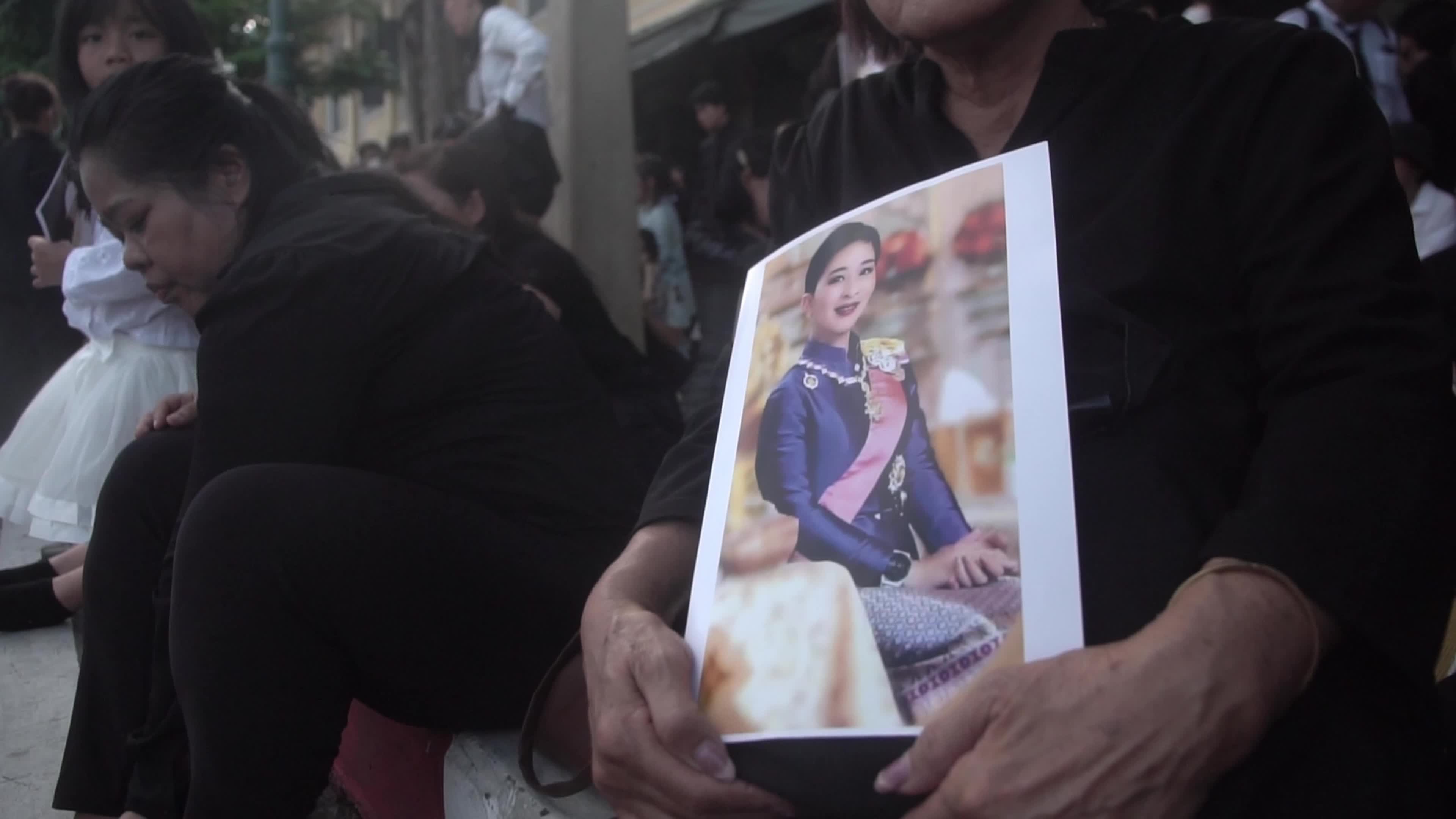 Thailand Mourns Princess Bajrakitiyabha At Grand Palace in Bangkok