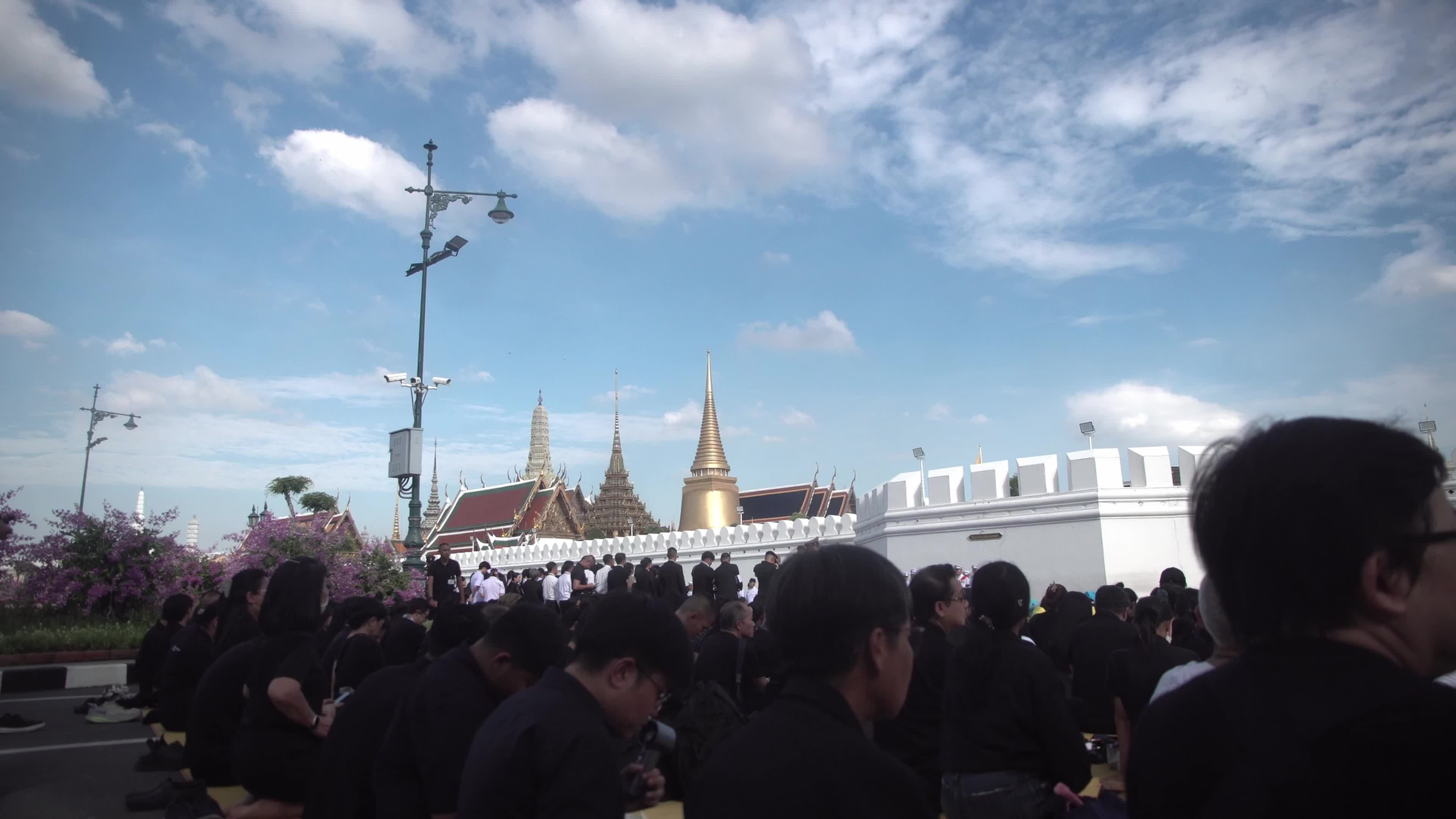 Thailand Mourns Princess Bajrakitiyabha At Grand Palace in Bangkok