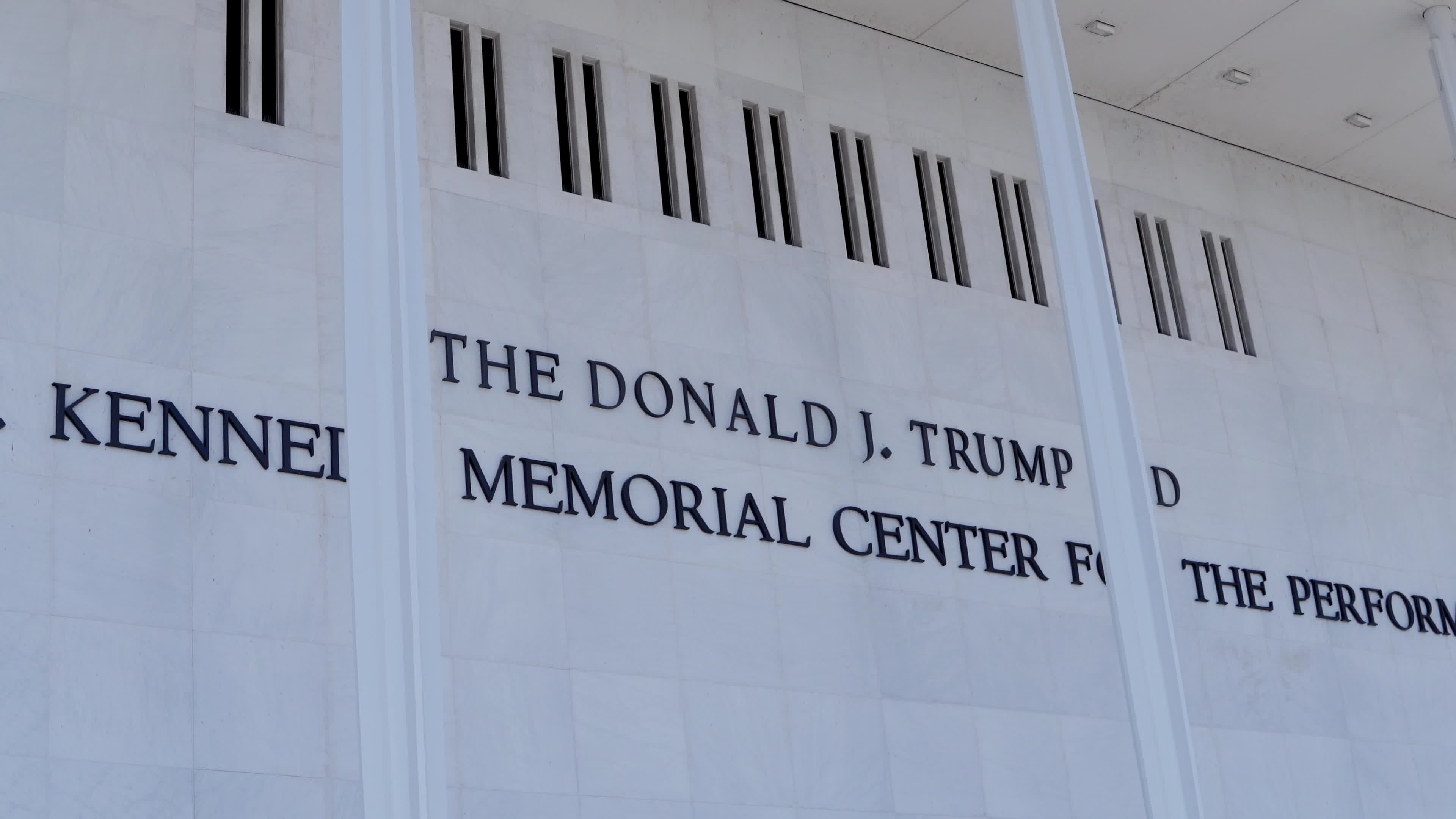 Last Couple Of Days Befor They Take Down The Donald J. Trump And John F. Kennedy Memorial Center