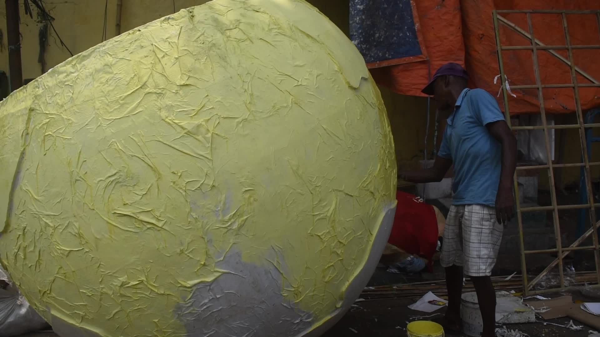 Streets of Kolkata during the FIFA world cup