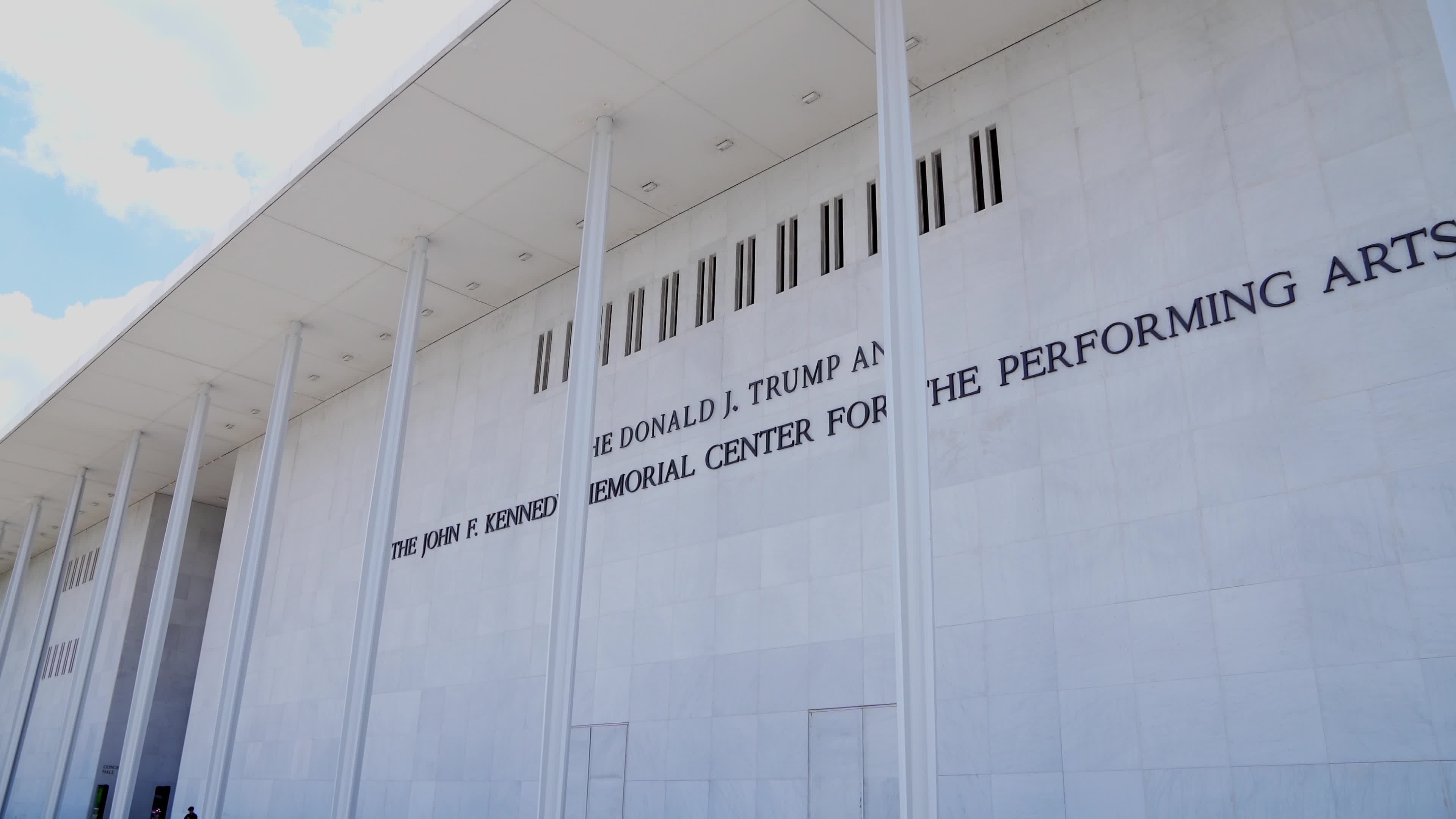 Last Couple Of Days Befor They Take Down The Donald J. Trump And John F. Kennedy Memorial Center