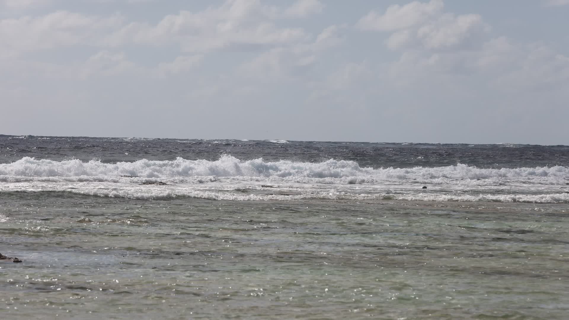 Beach at Tiputa Pass in Rangiroa