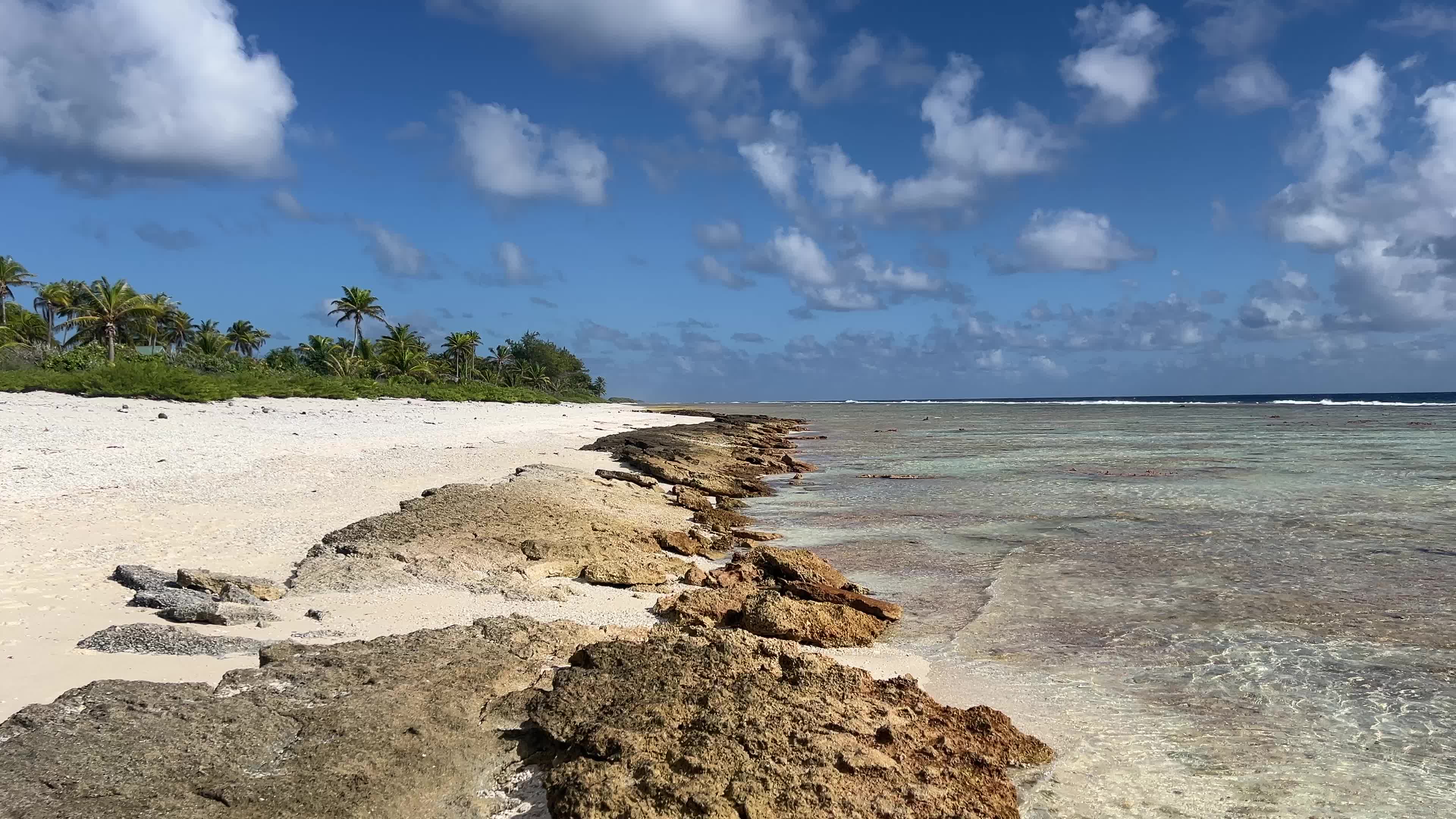 Beach at Tiputa Pass in Rangiroa