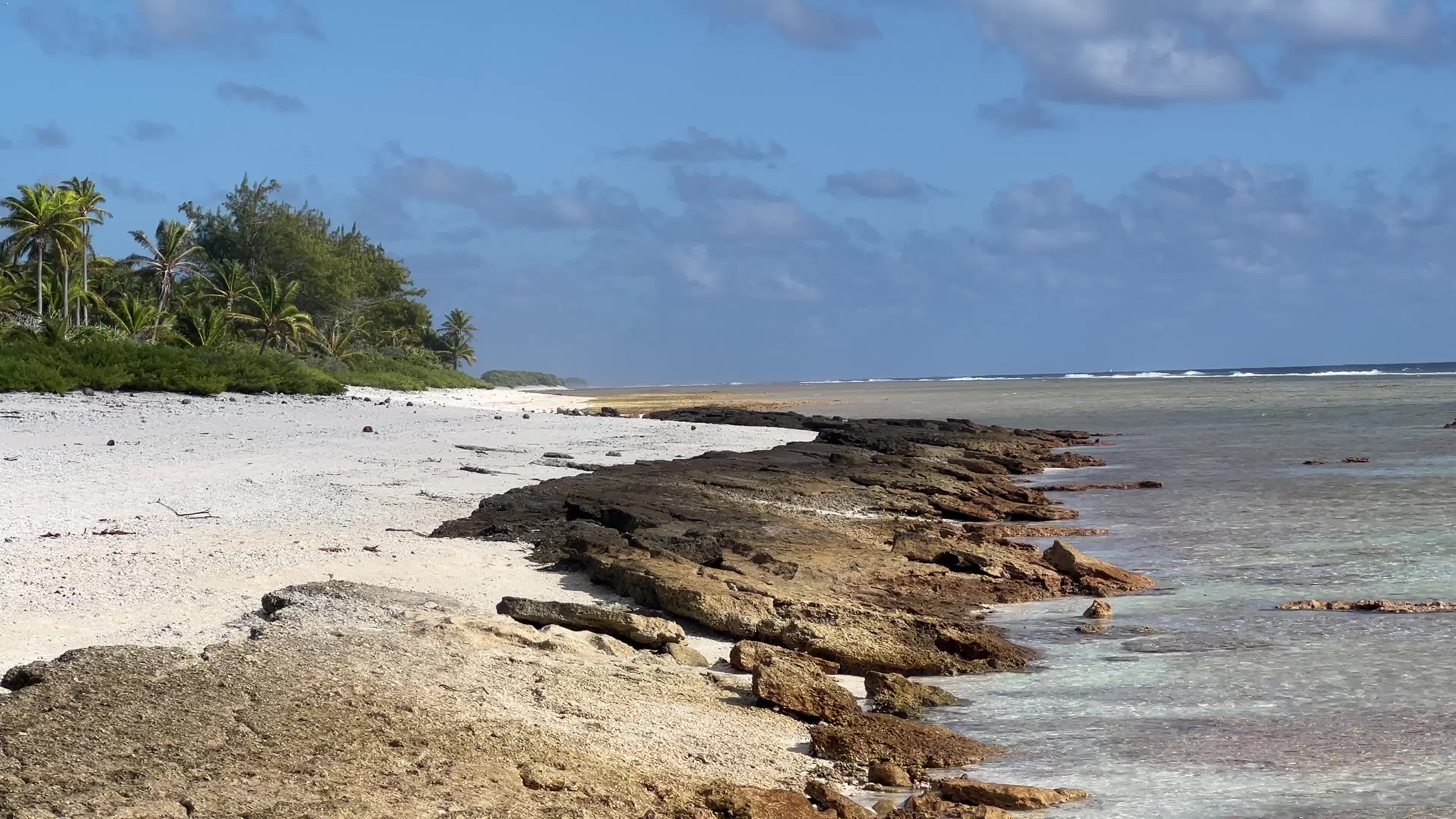 Beach at Tiputa Pass in Rangiroa