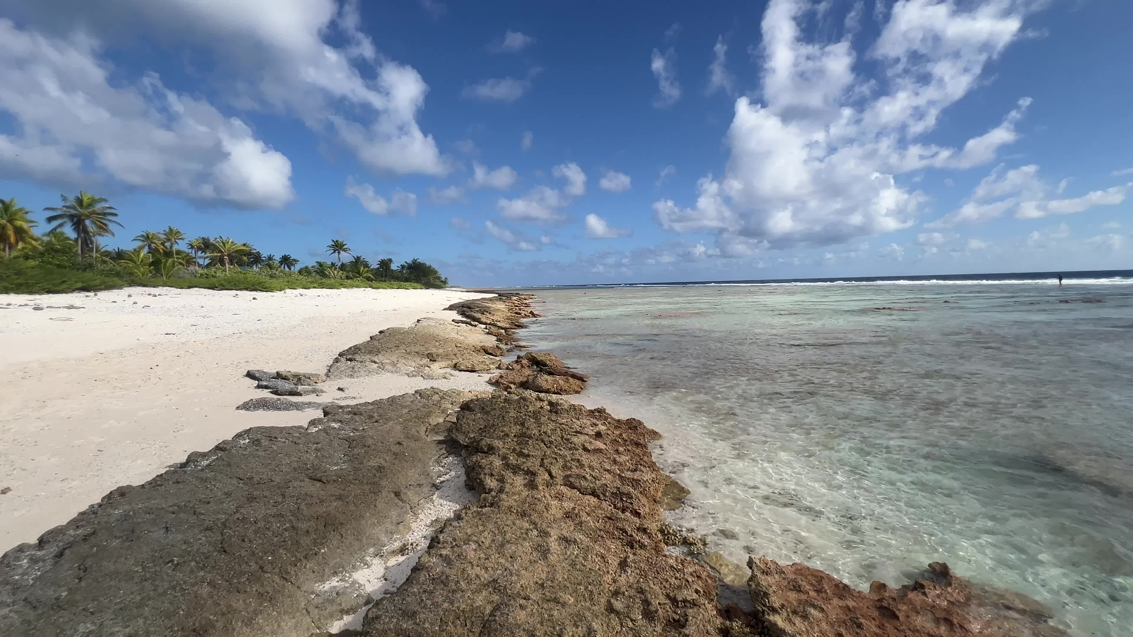 Beach at Tiputa Pass in Rangiroa