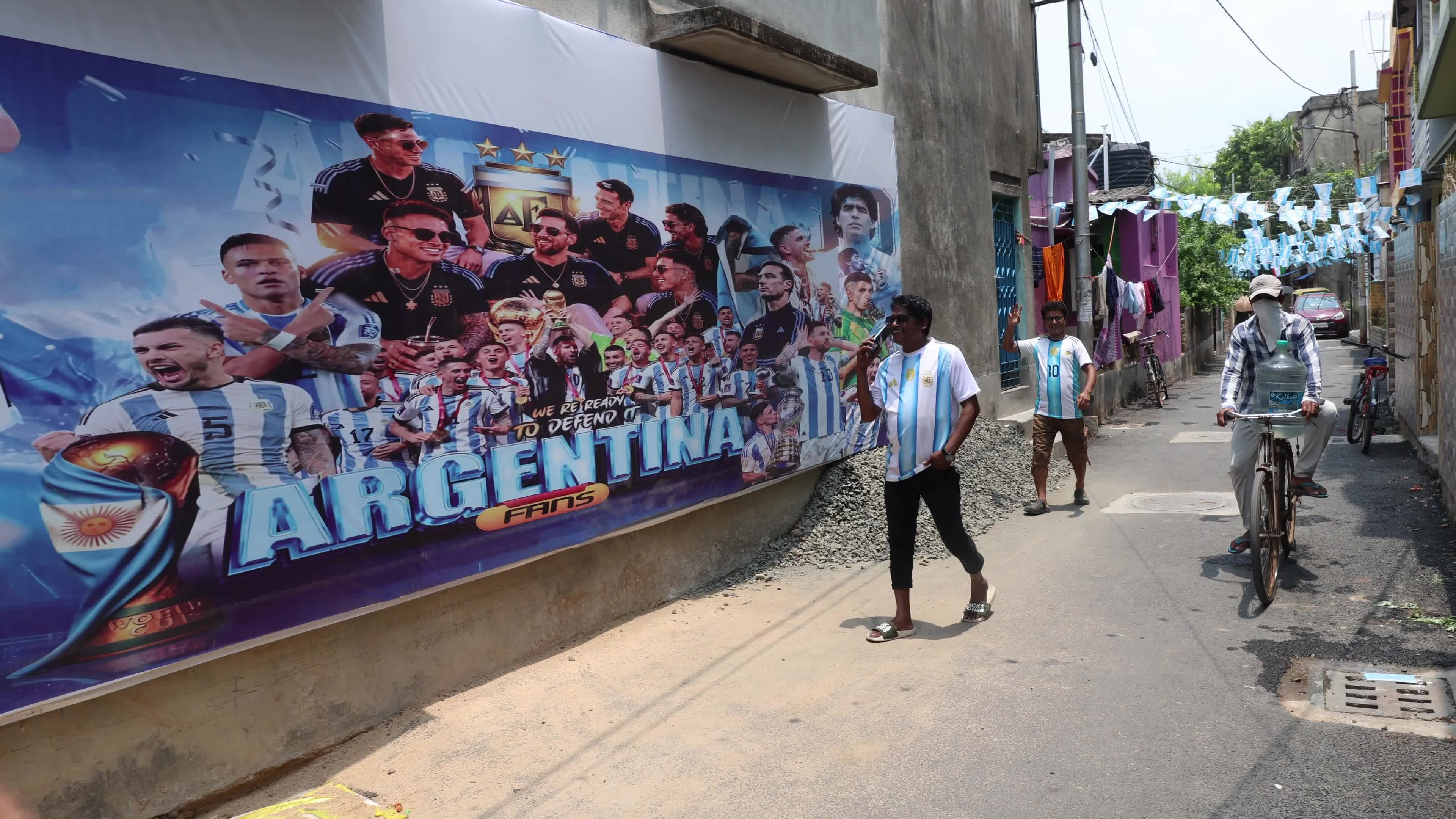 FIFA World Cup Fans in Kolkata