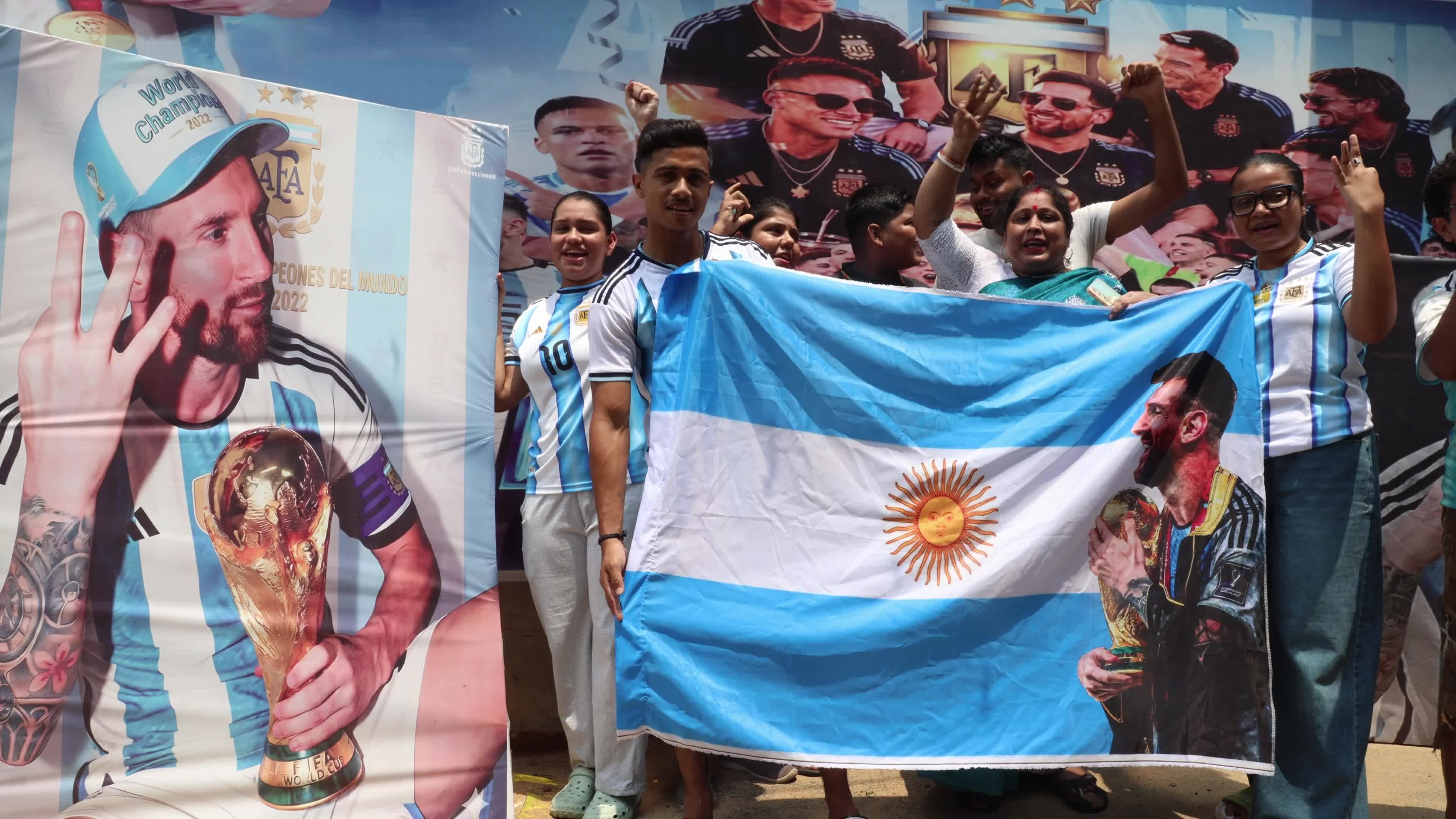 FIFA World Cup Fans in Kolkata