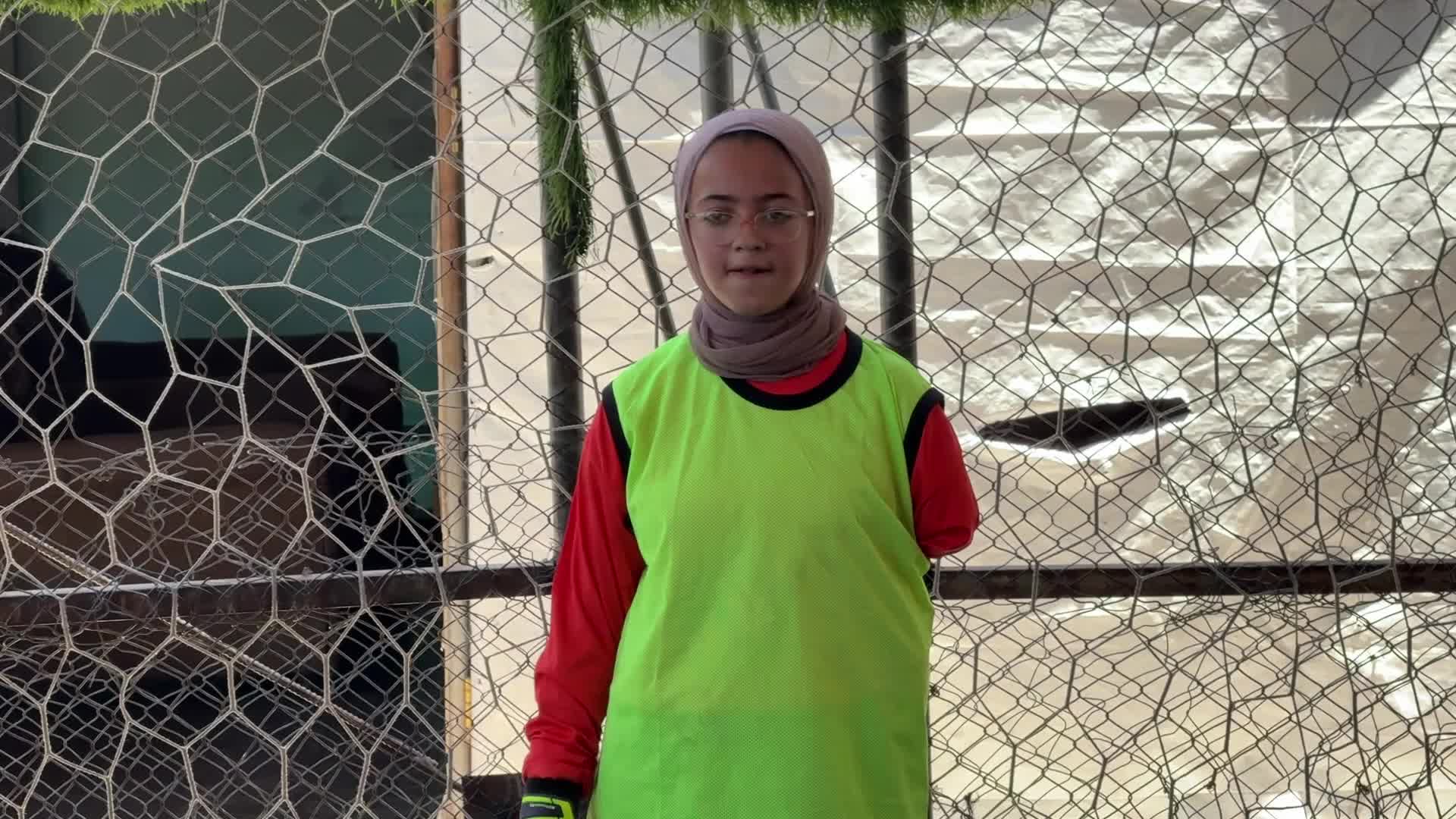 Palestinian Girls With War-Related Amputations Attend Football Training In Central Gaza