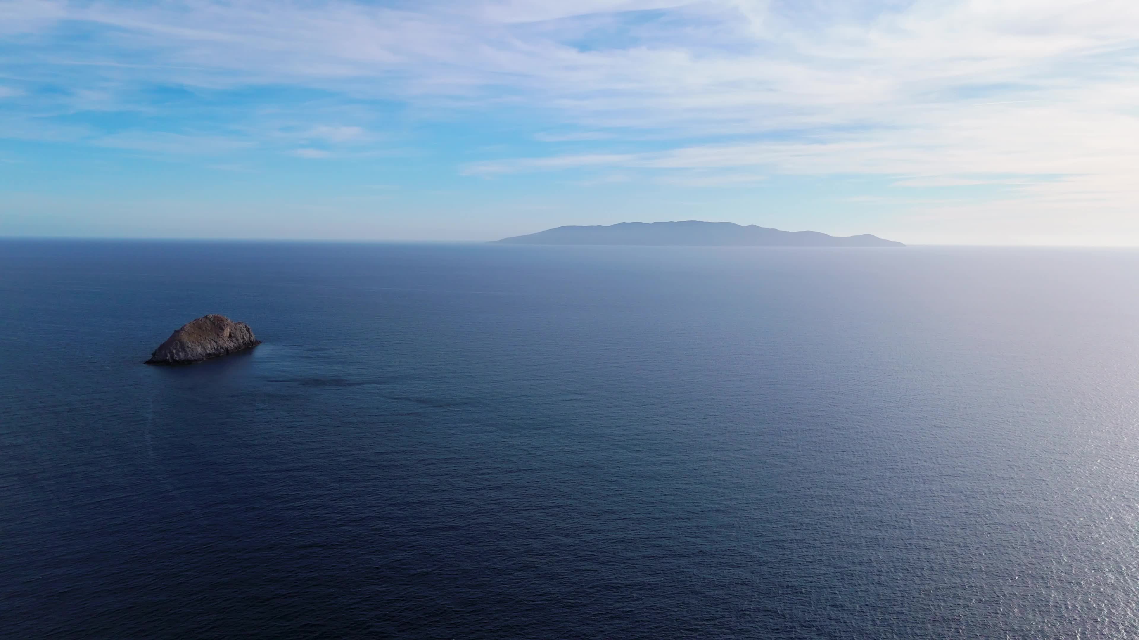 Aerial Views of Monte Argentario Coastline