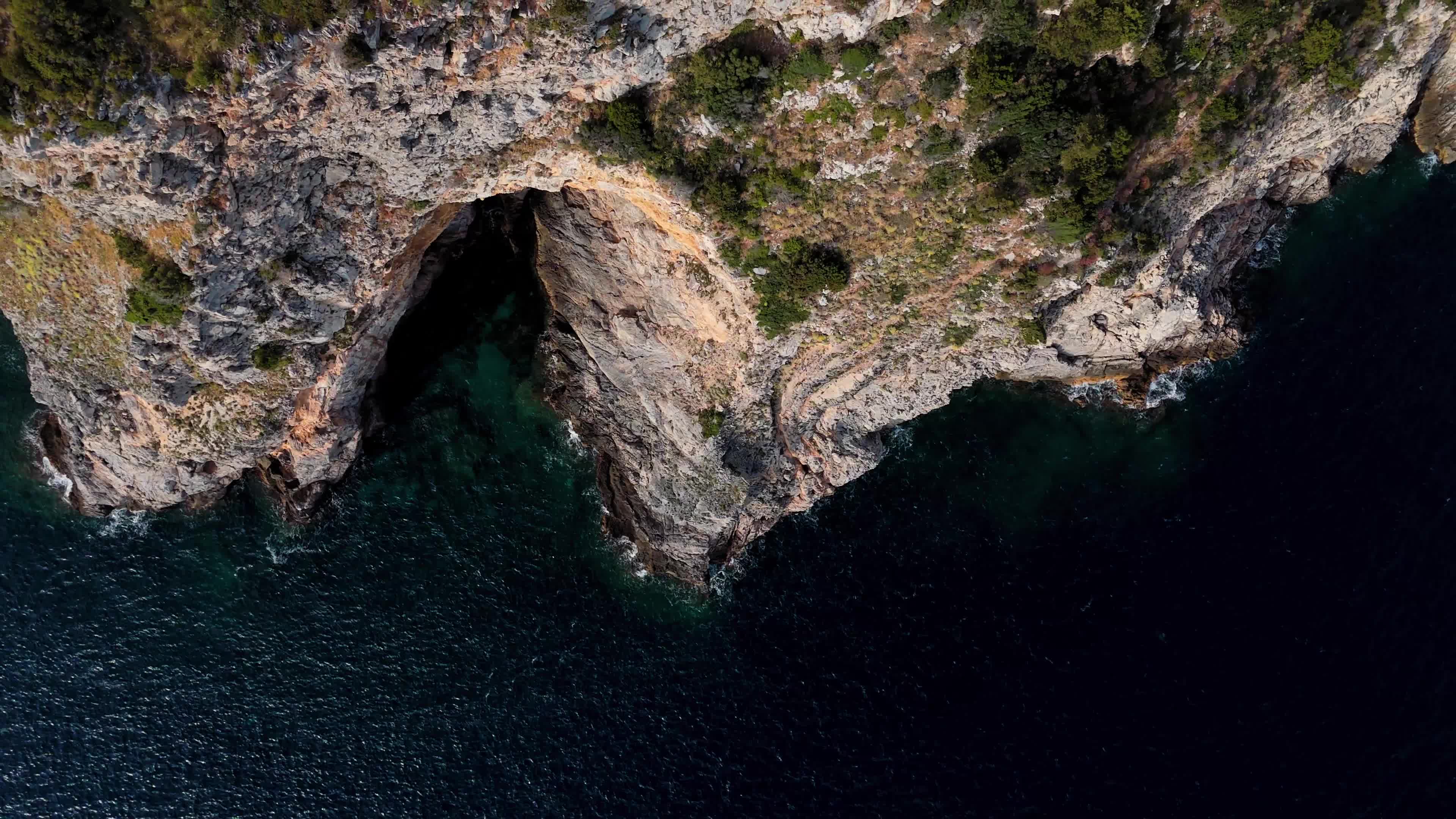 Aerial Views of Monte Argentario Coastline