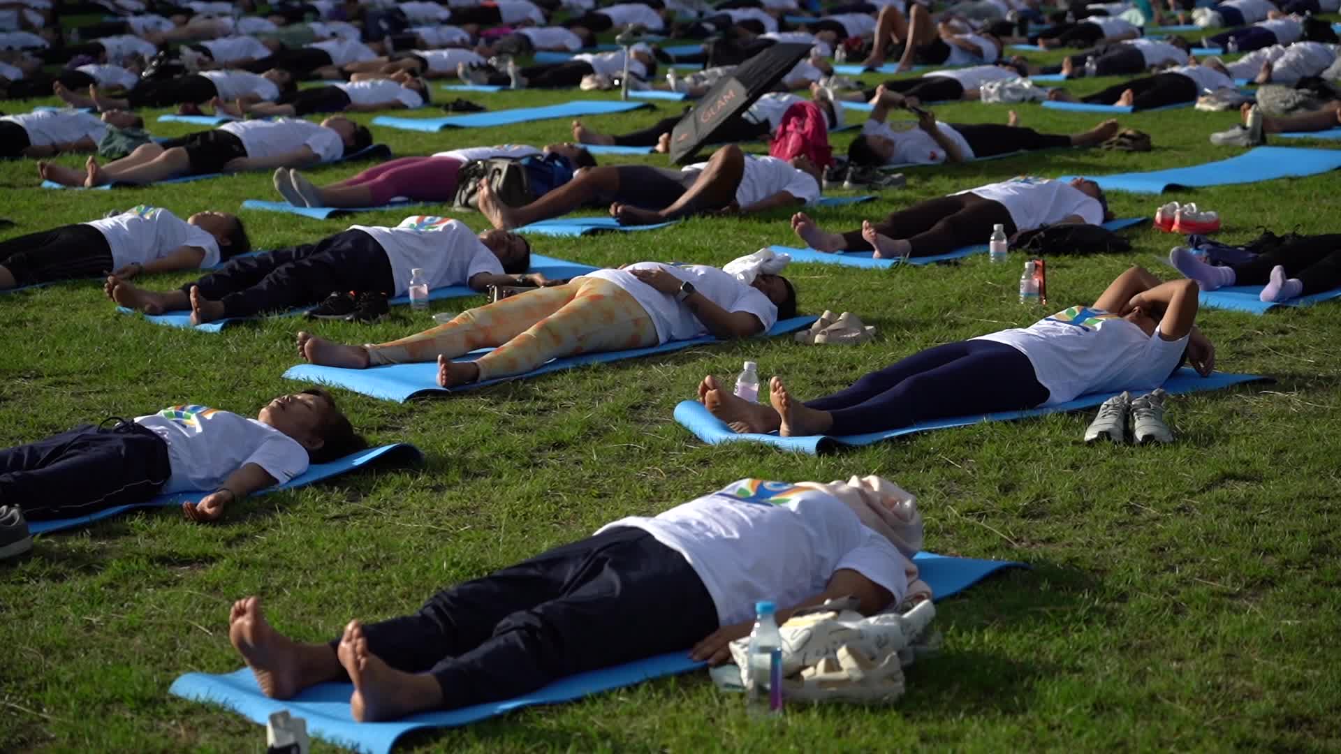 International Day of Yoga in Bangkok.