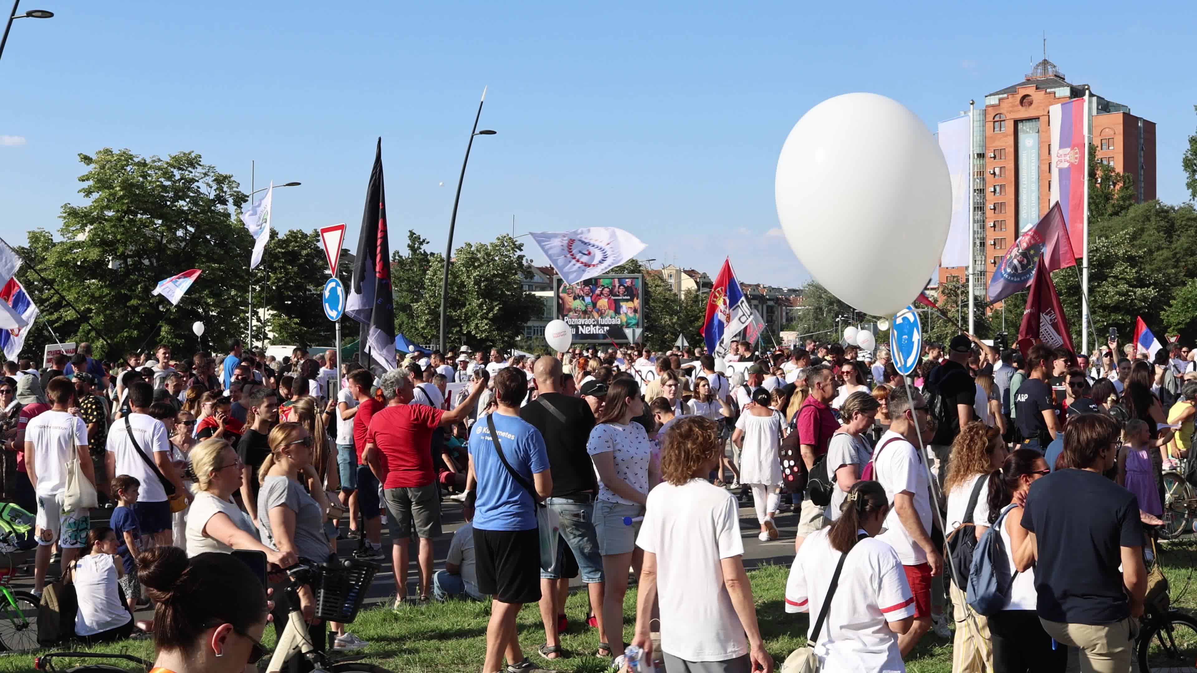 Student Protest In Novi Sad, Serbia