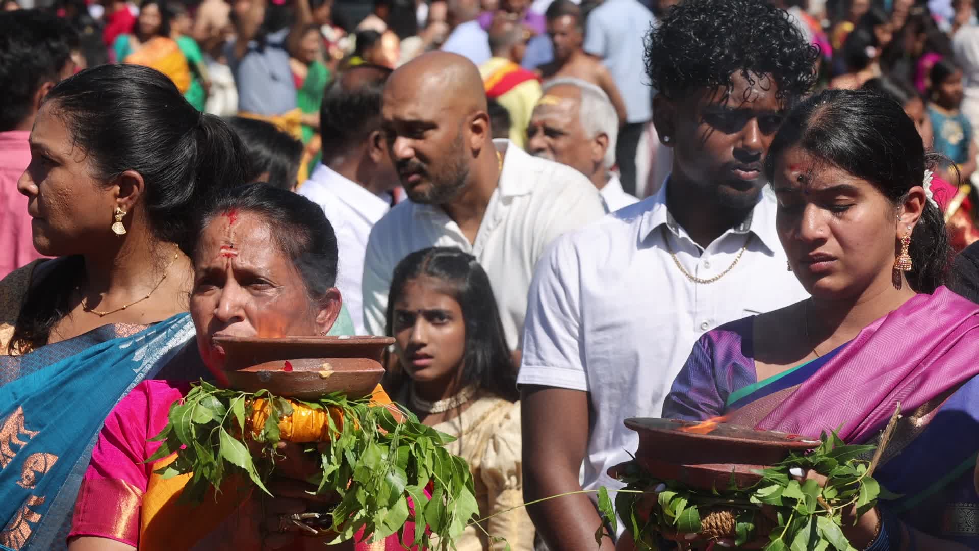 Tamil Hindus celebrate the Murugan Ther Thiruvizha Festival