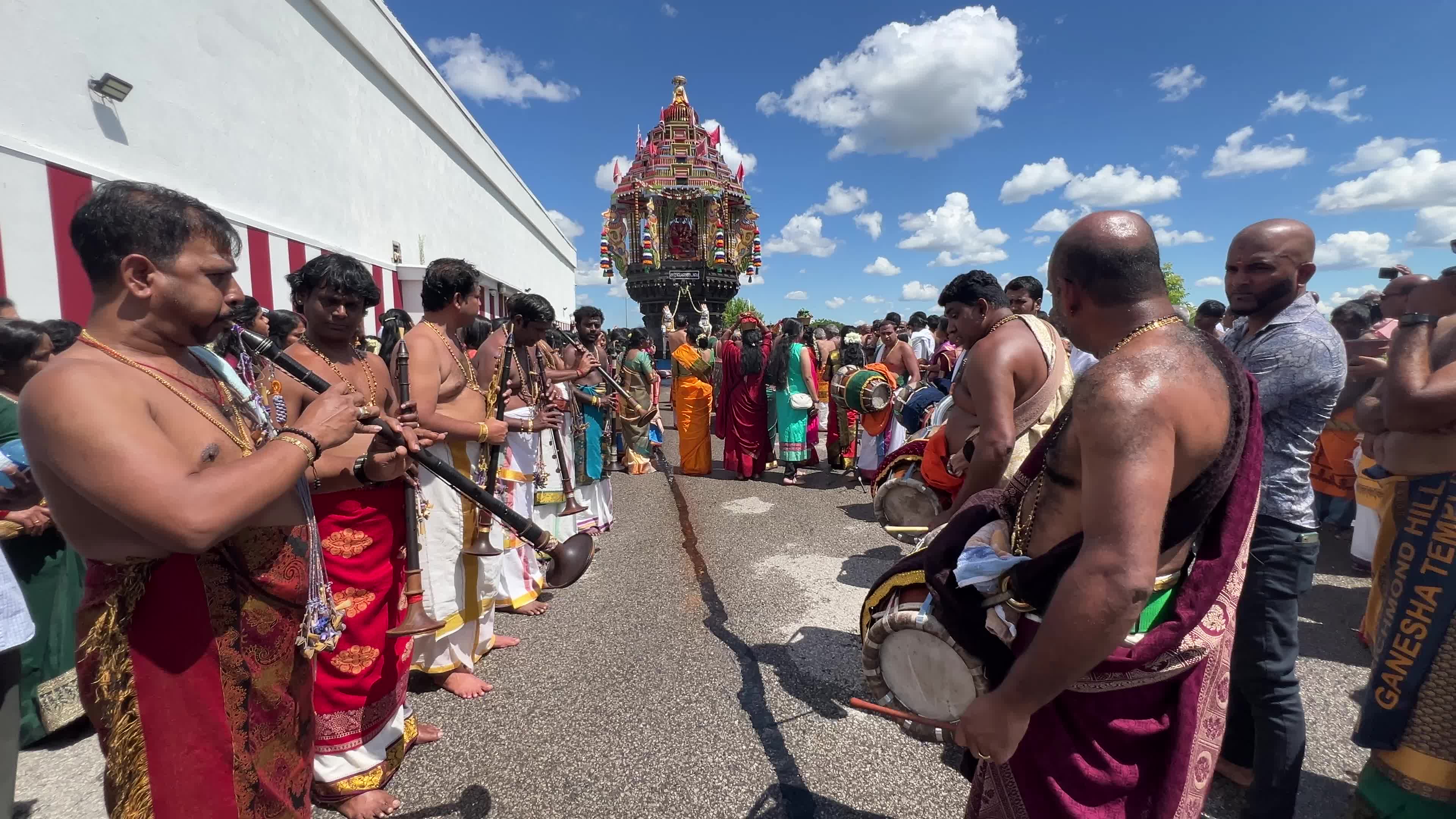 Tamil Hindus celebrate the Murugan Ther Thiruvizha Festival