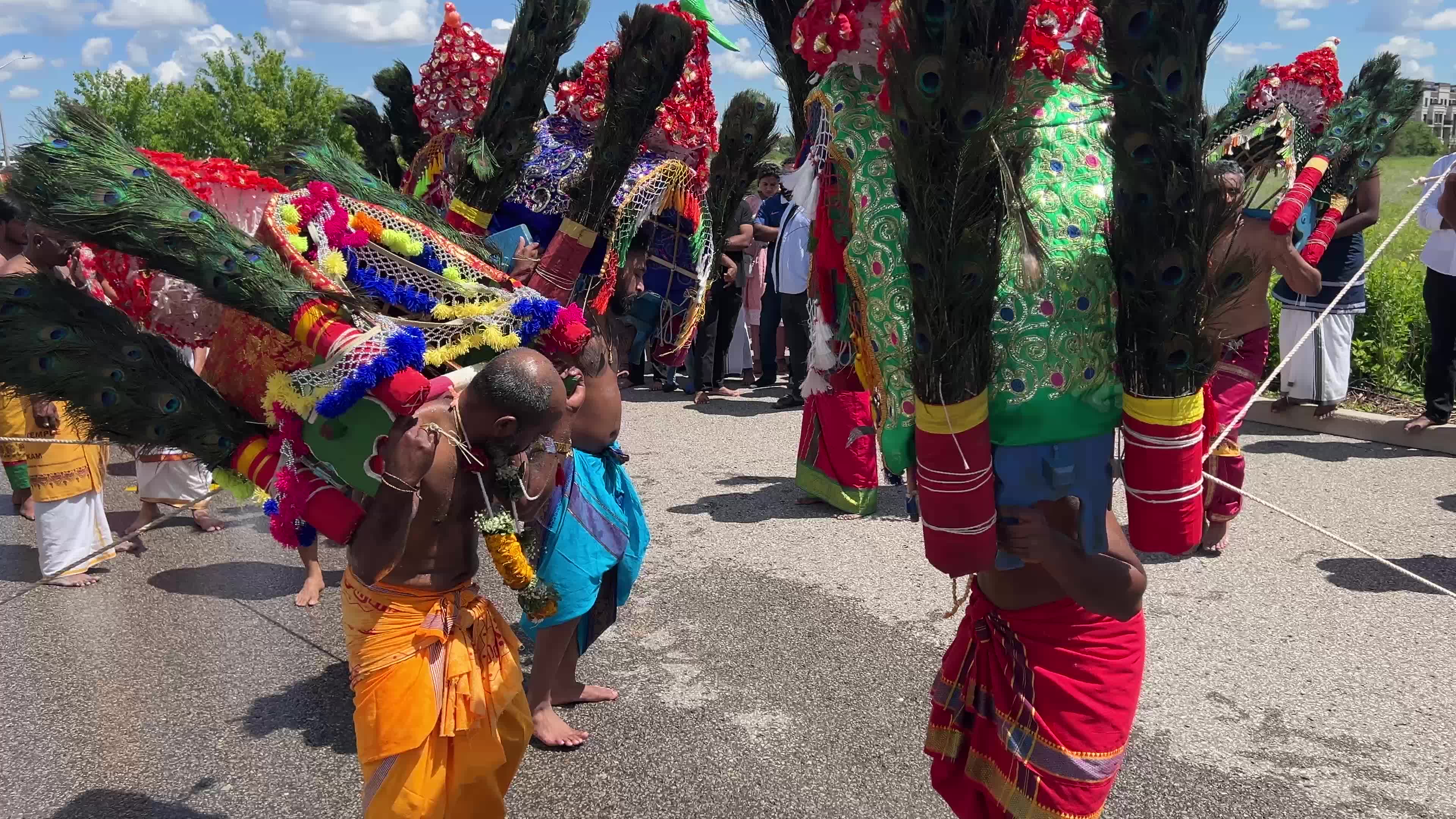 Tamil Hindus celebrate the Murugan Ther Thiruvizha Festival
