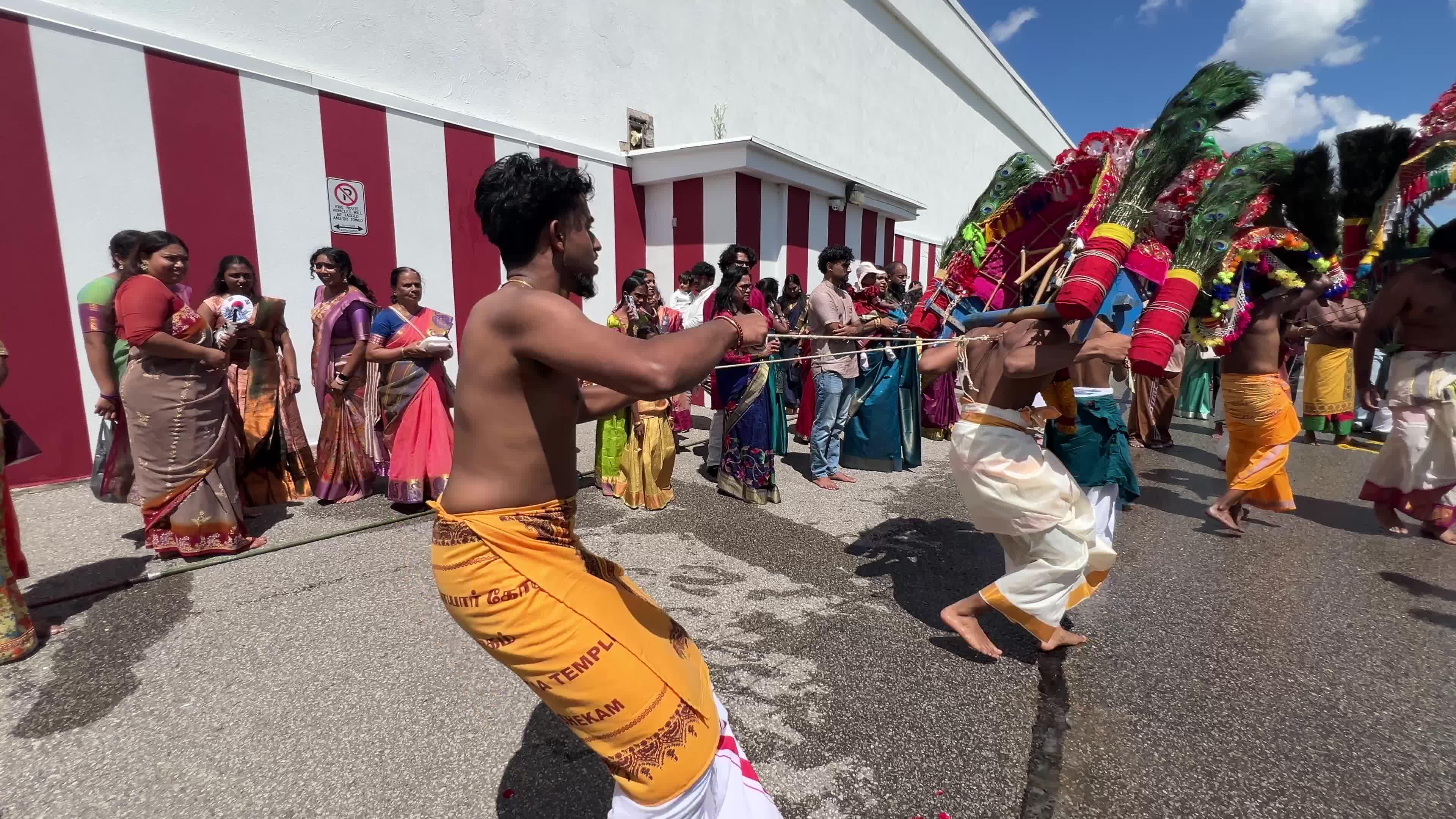 Tamil Hindus celebrate the Murugan Ther Thiruvizha Festival