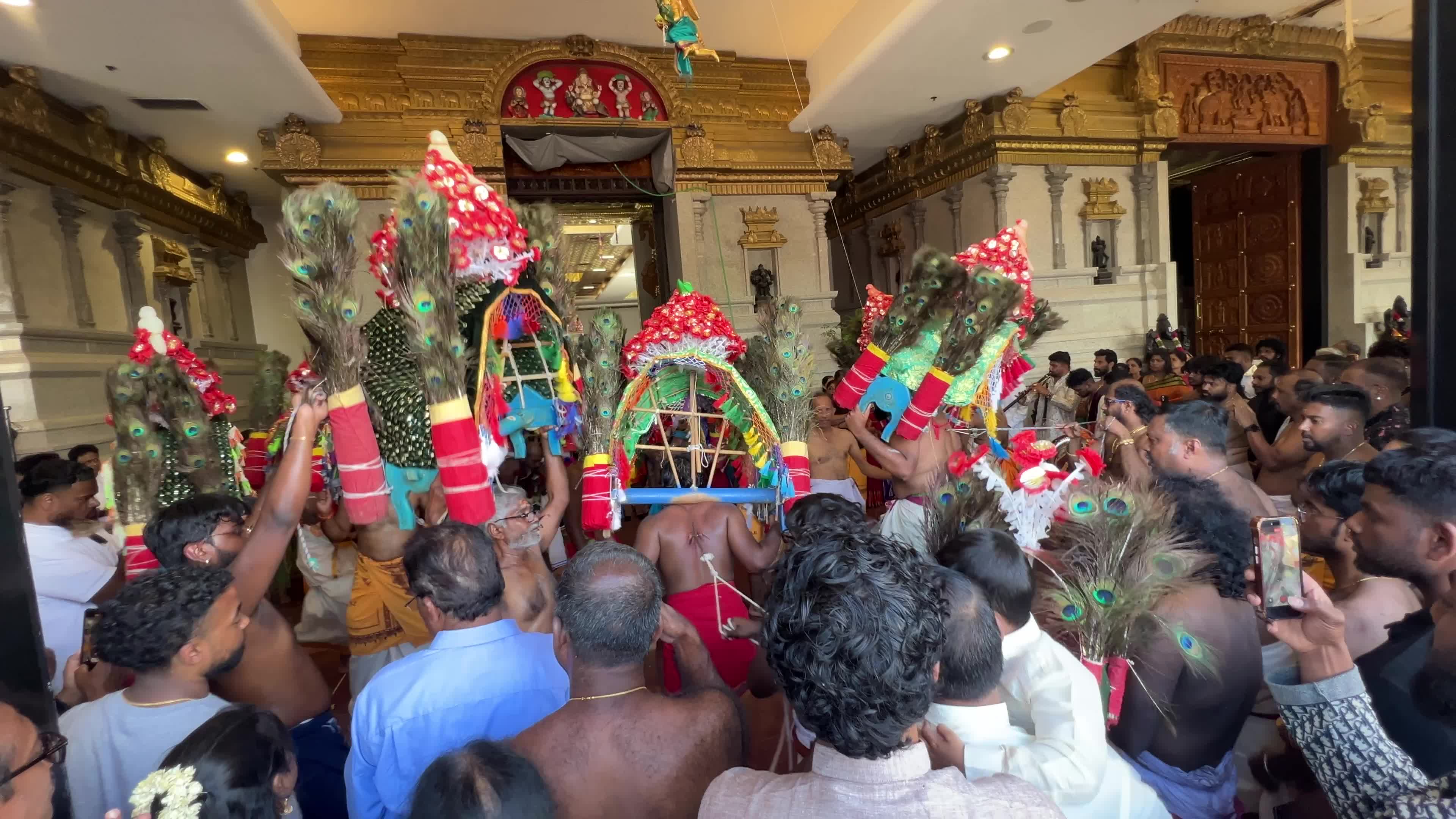 Tamil Hindus celebrate the Murugan Ther Thiruvizha Festival