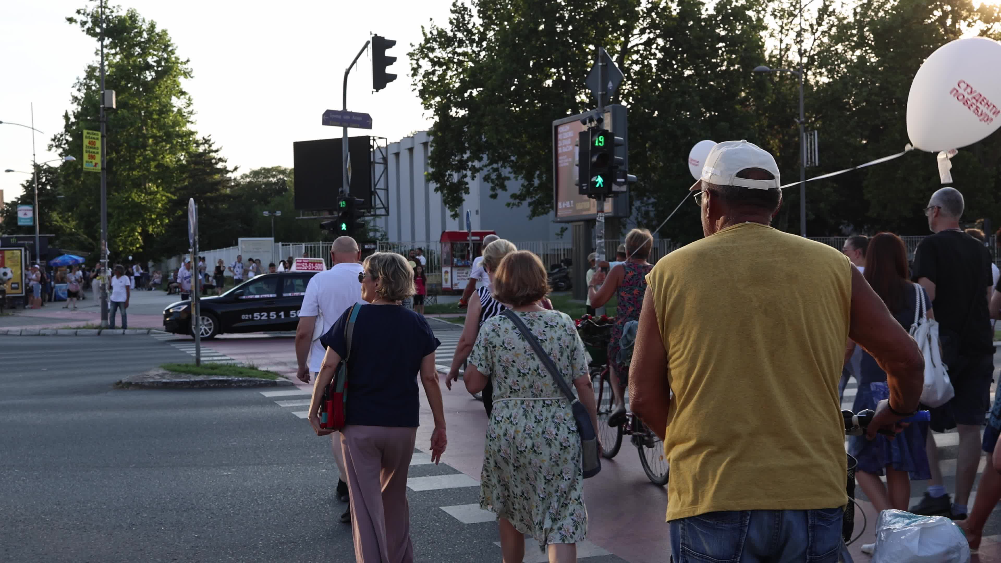 Pedestrian crossing