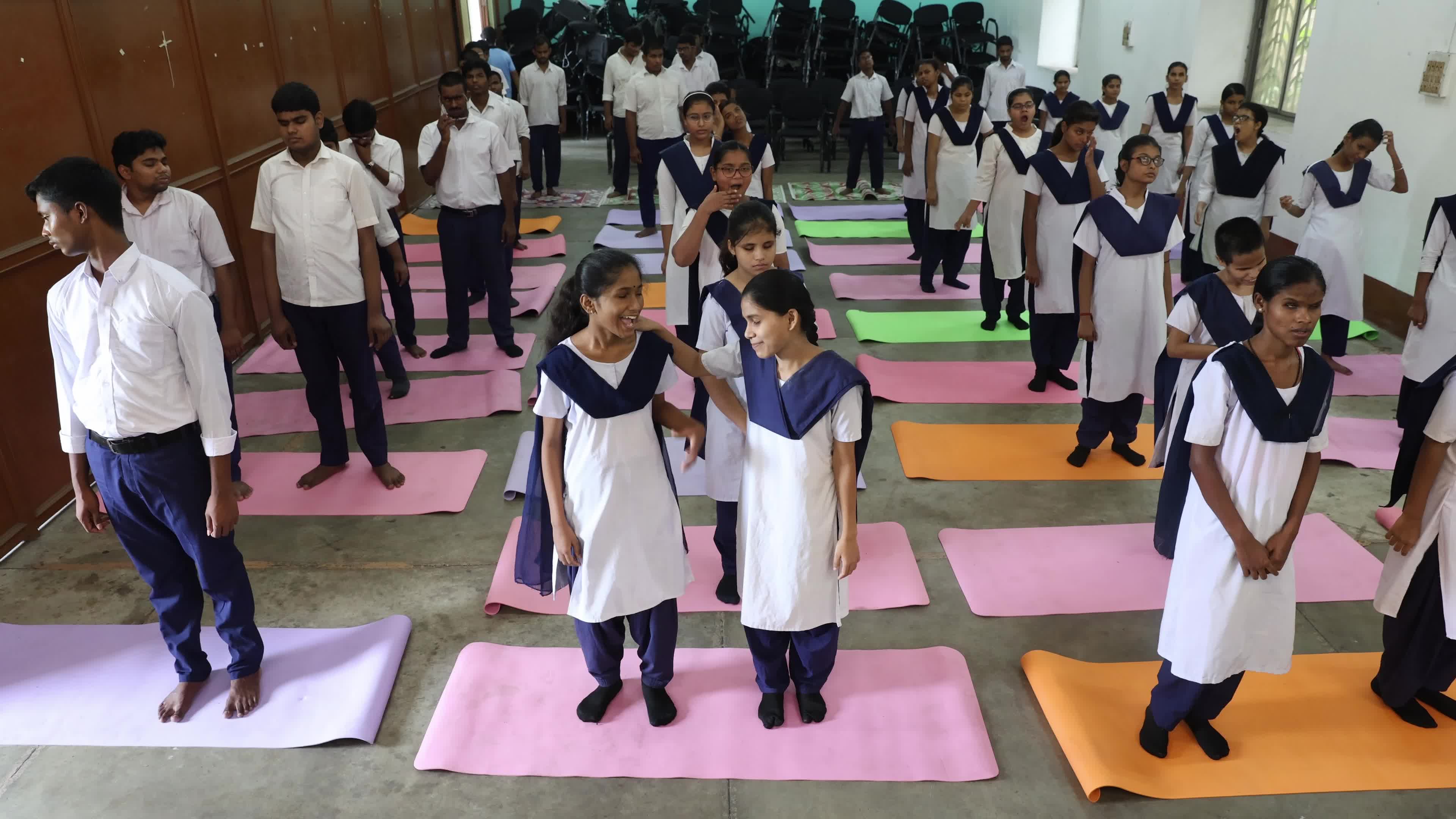 International Yoga Day in Kolkata, India