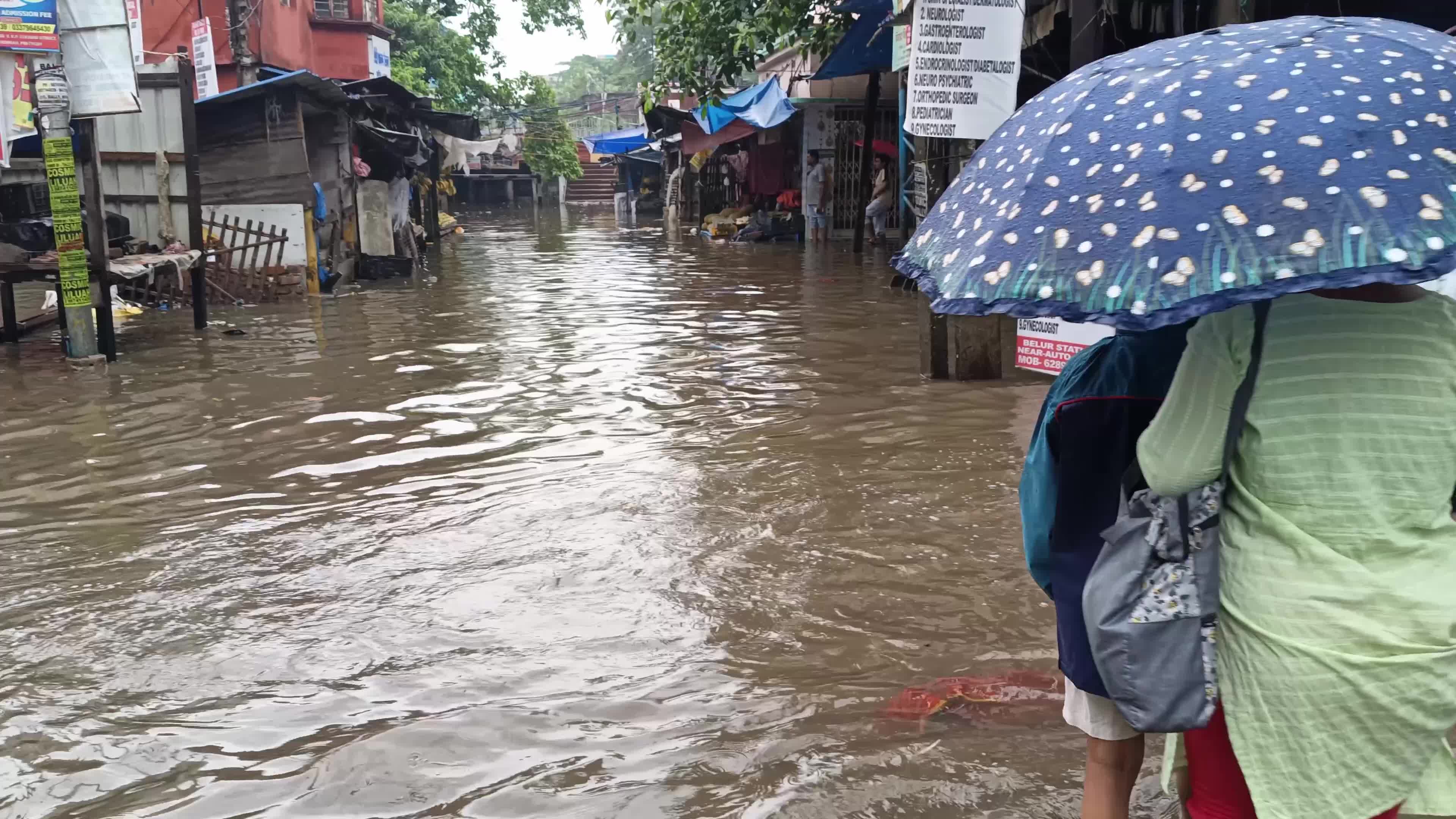 Flood In Kolkata, India