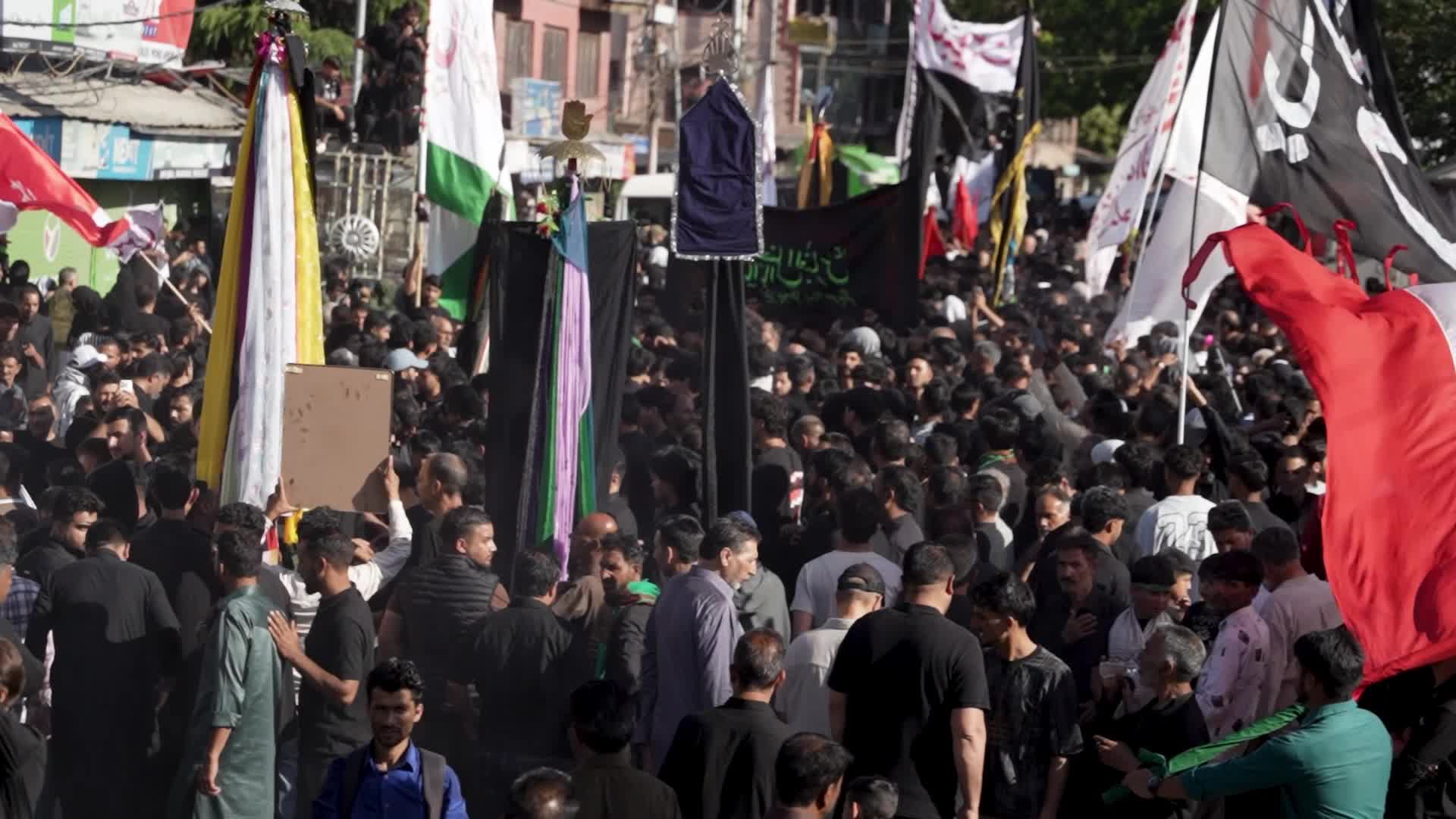 Shia Muslims Observe Muharram Mourning in Remembrance of Imam Hussain's Martyrdom