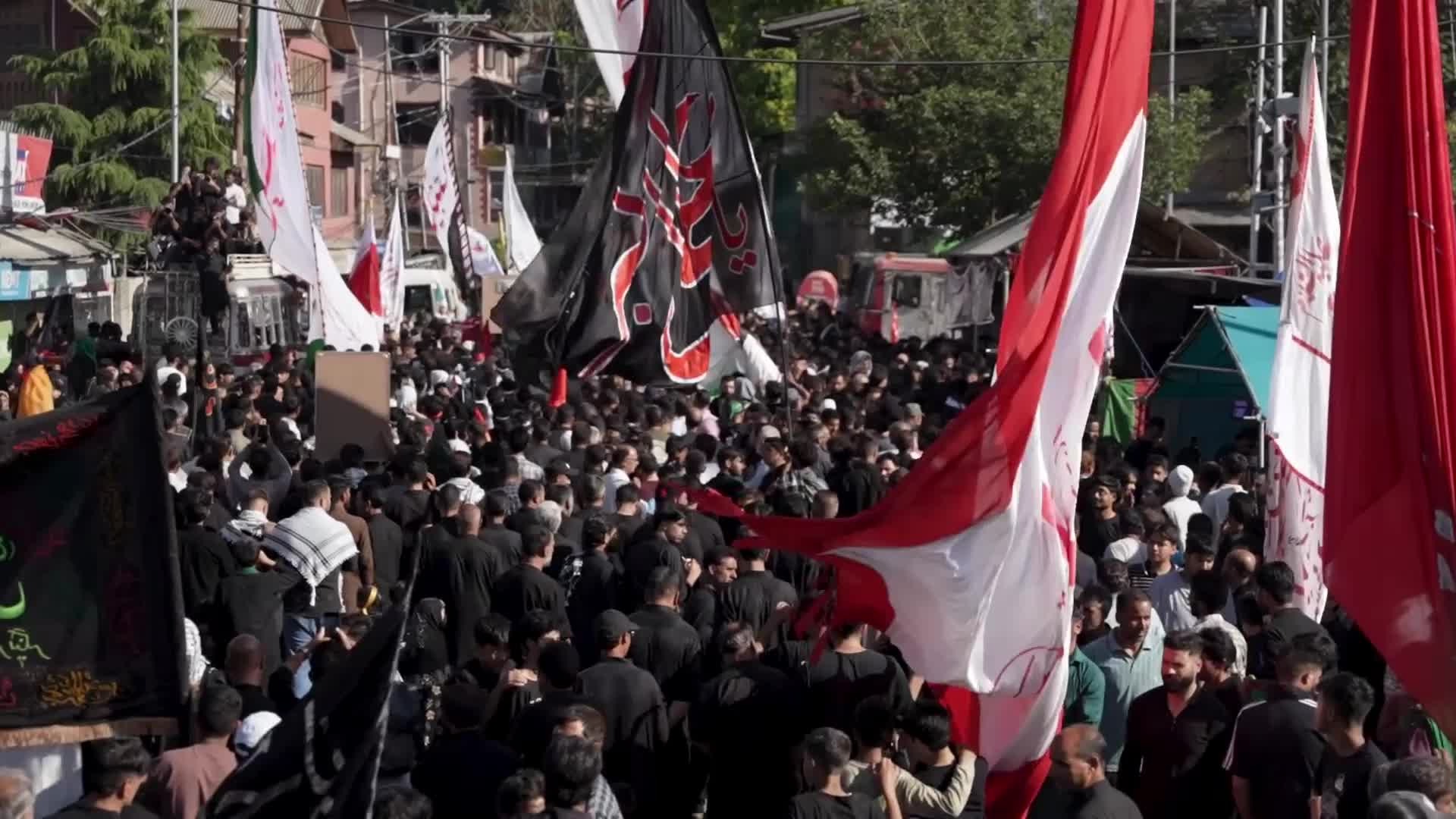 Shia Muslims Observe Muharram Mourning in Remembrance of Imam Hussain's Martyrdom