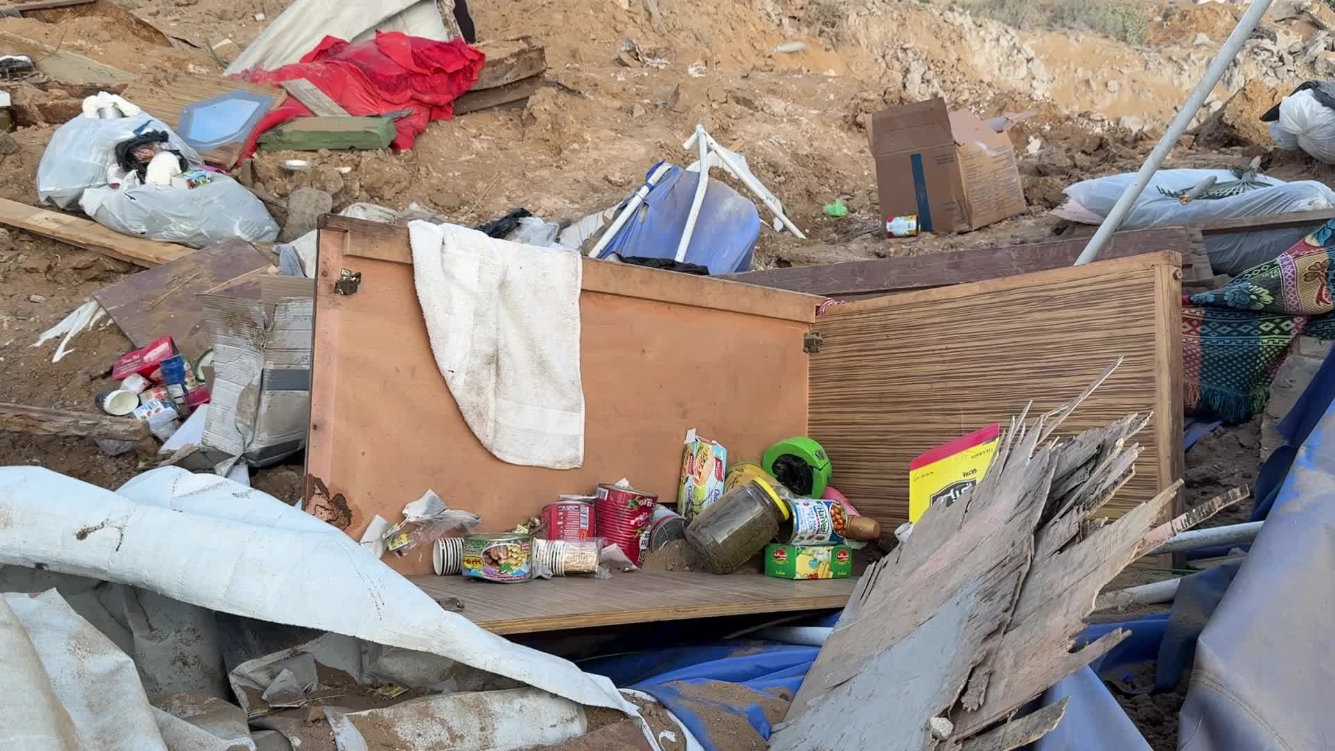Aftermath Of Israeli Airstrike In Gaza, Palestine