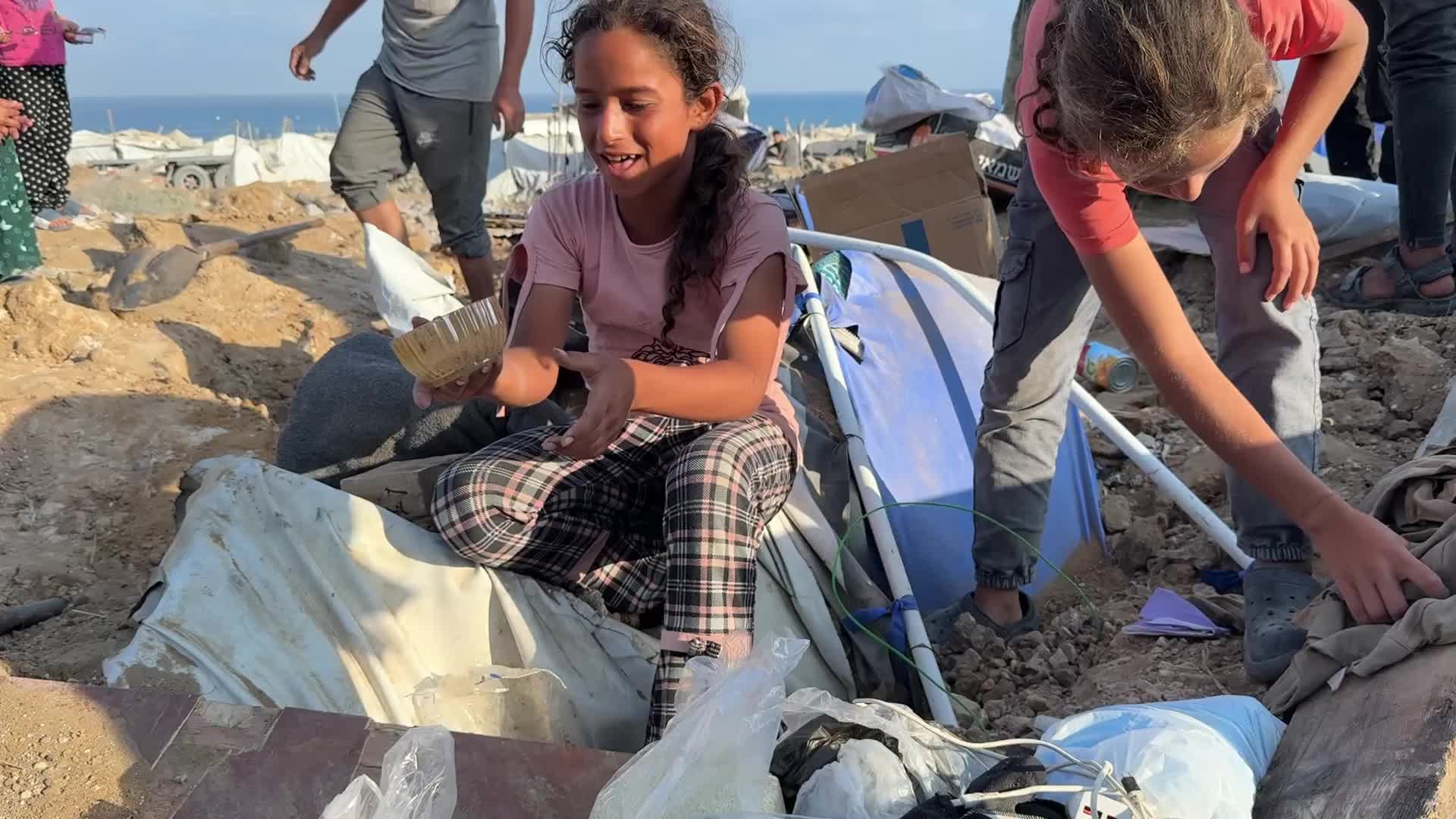 Aftermath Of Israeli Airstrike In Gaza, Palestine