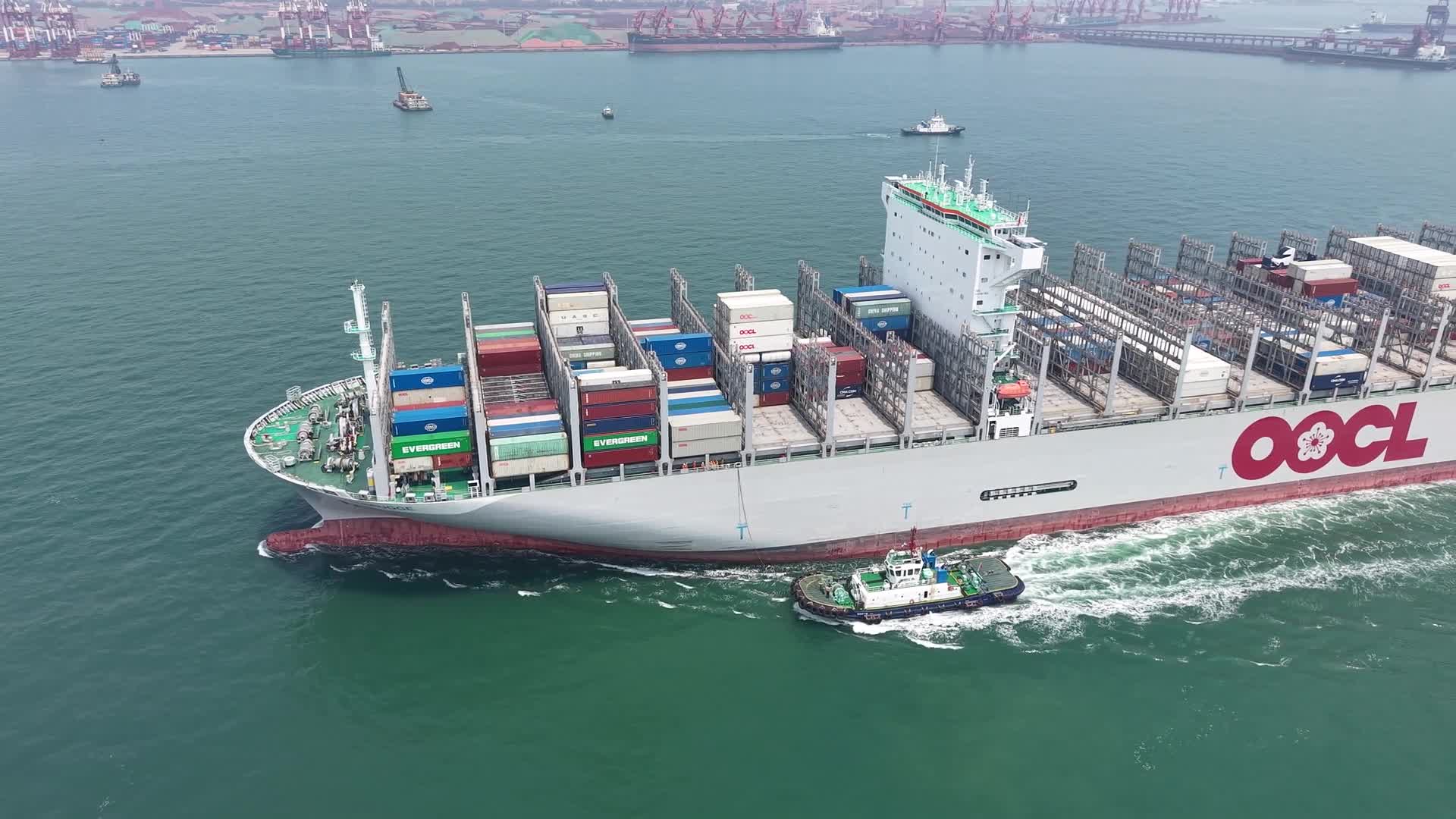 China Shandong Qingdao Port Containers Trade - 06/25/2026