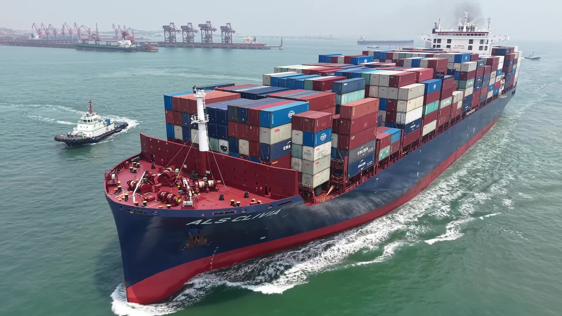 China Shandong Qingdao Port Containers Trade - 06/25/2026