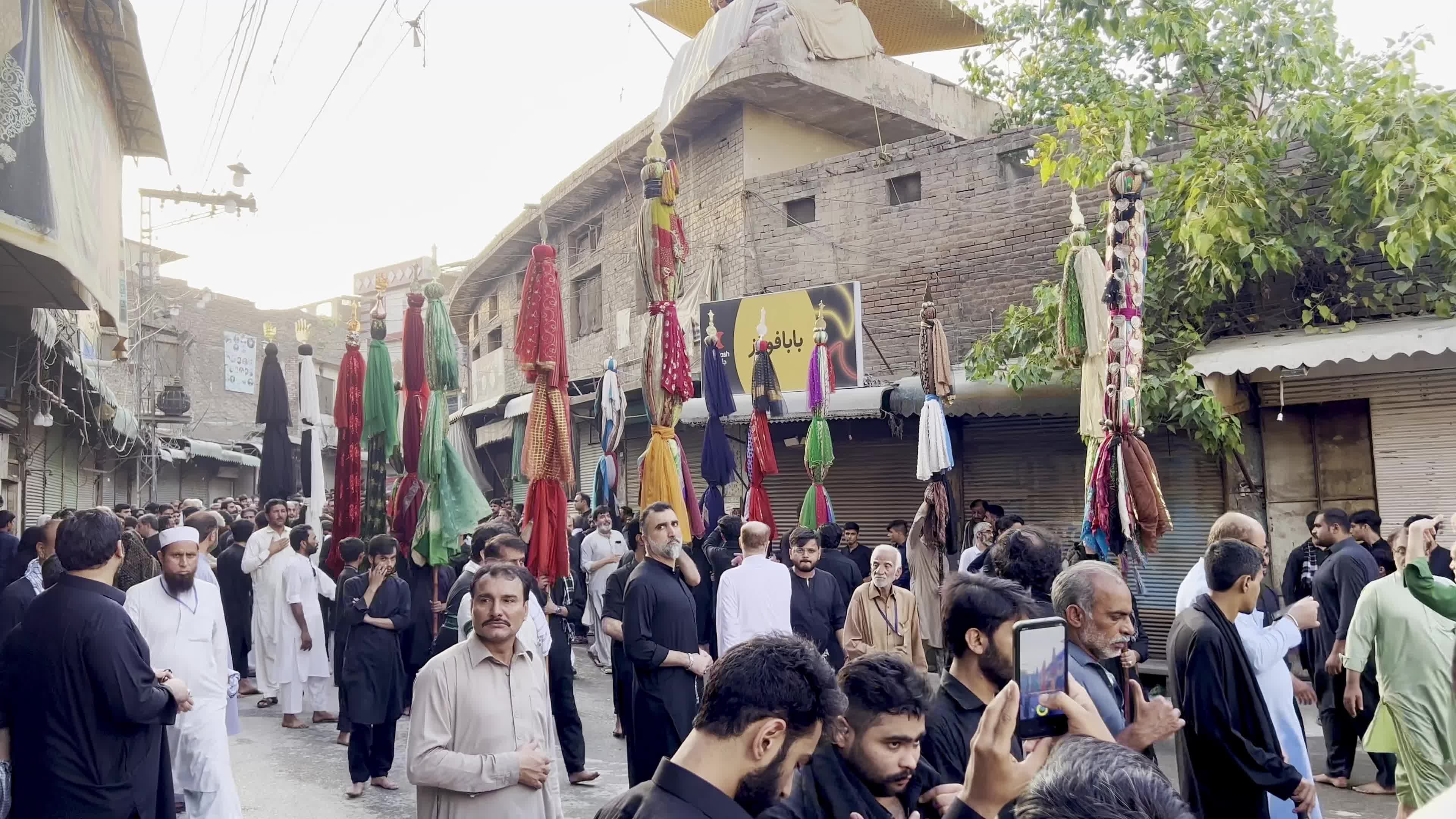 8th Muharram Procession Proceeds Along Traditional Routes Amid Tight Security Arrangements