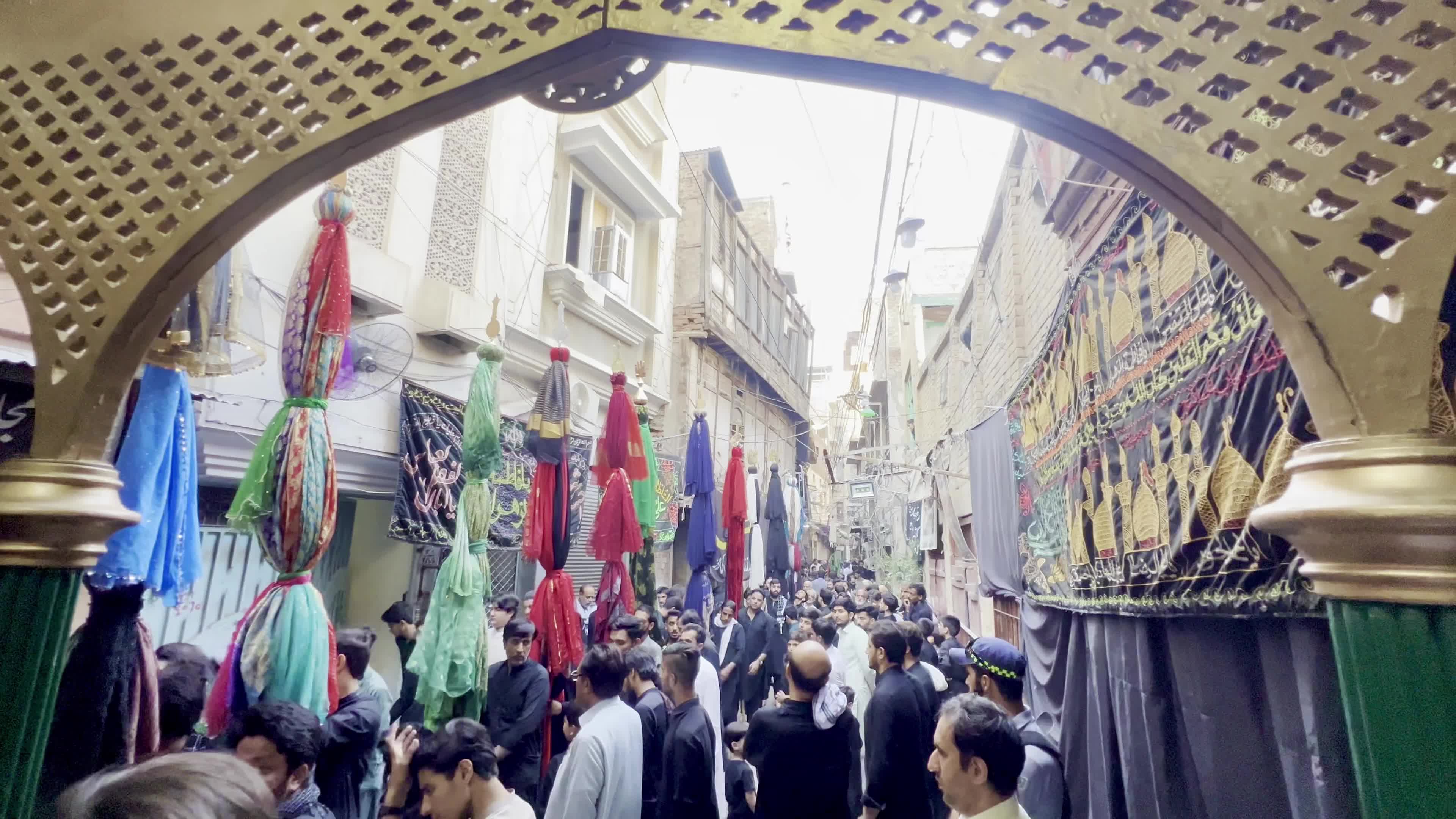 8th Muharram Procession Proceeds Along Traditional Routes Amid Tight Security Arrangements