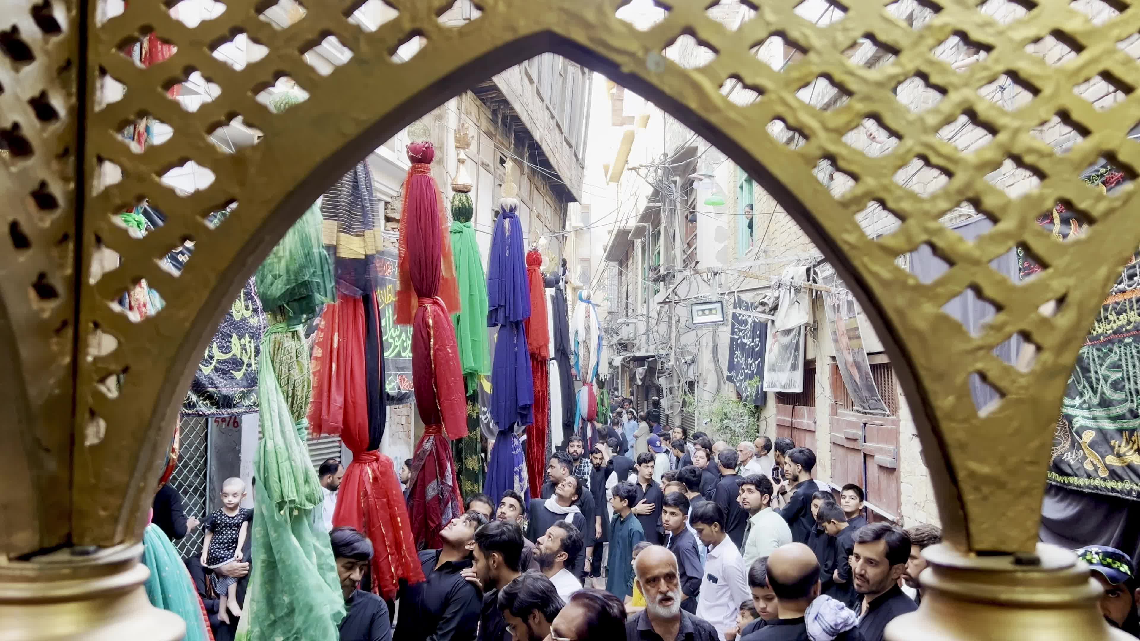 8th Muharram Procession Proceeds Along Traditional Routes Amid Tight Security Arrangements