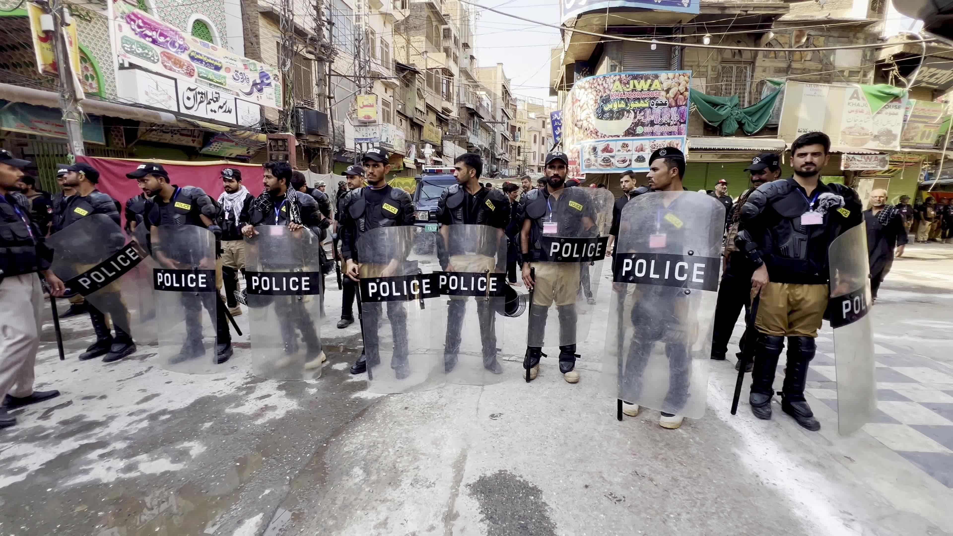 8th Muharram Procession Proceeds Along Traditional Routes Amid Tight Security Arrangements
