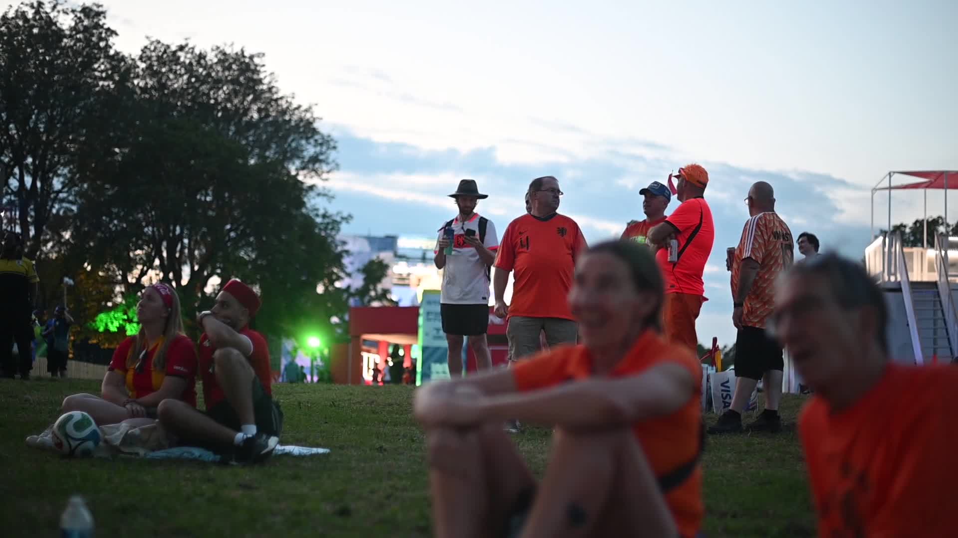 Supporters at Philadelphia FIFA Fan Festival watch party for Tunisia-Netherlands Group F match - 06/25/2026
